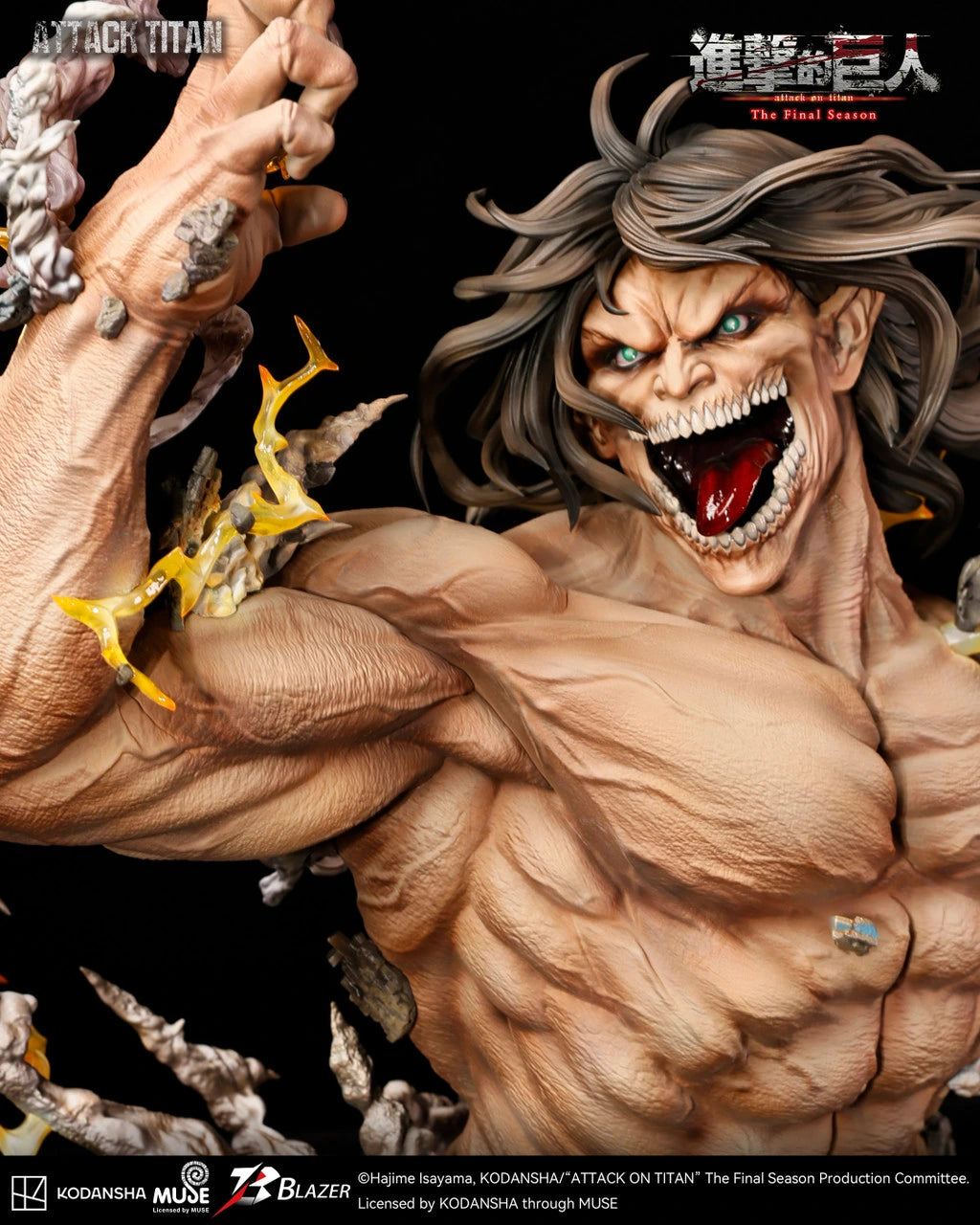 Preventa Resina Titan de Ataque Figura Attack On Titan Blazer Estudio