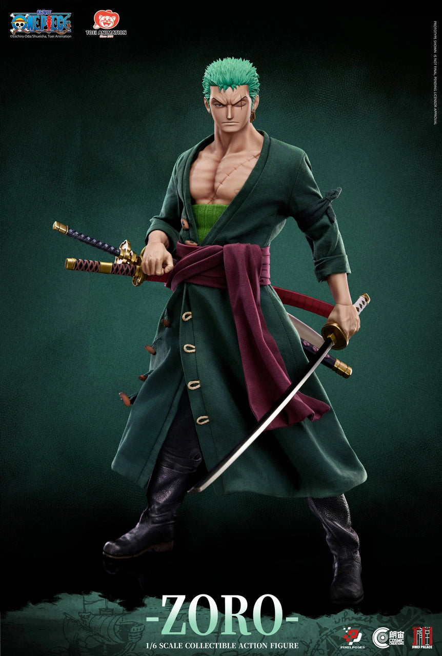 Preventa Resina Roronoa Zoro Figura One Piece Jimei Palace & Pixel Poses (Licencia) Estudio