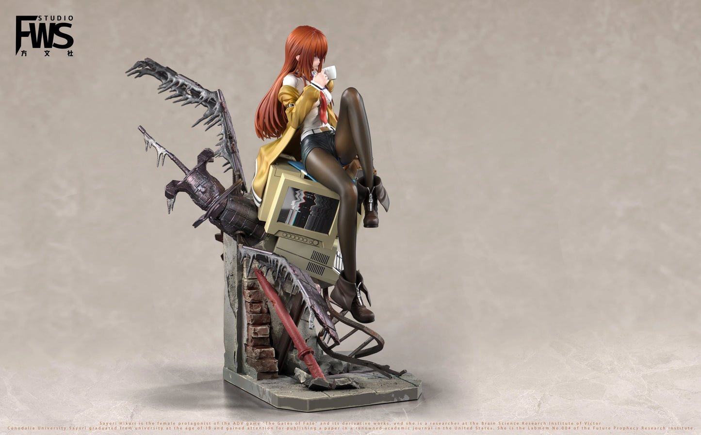 Preventa Resina Makise Kurisu Figura Steins: Gate 1/6 FWS Estudio
