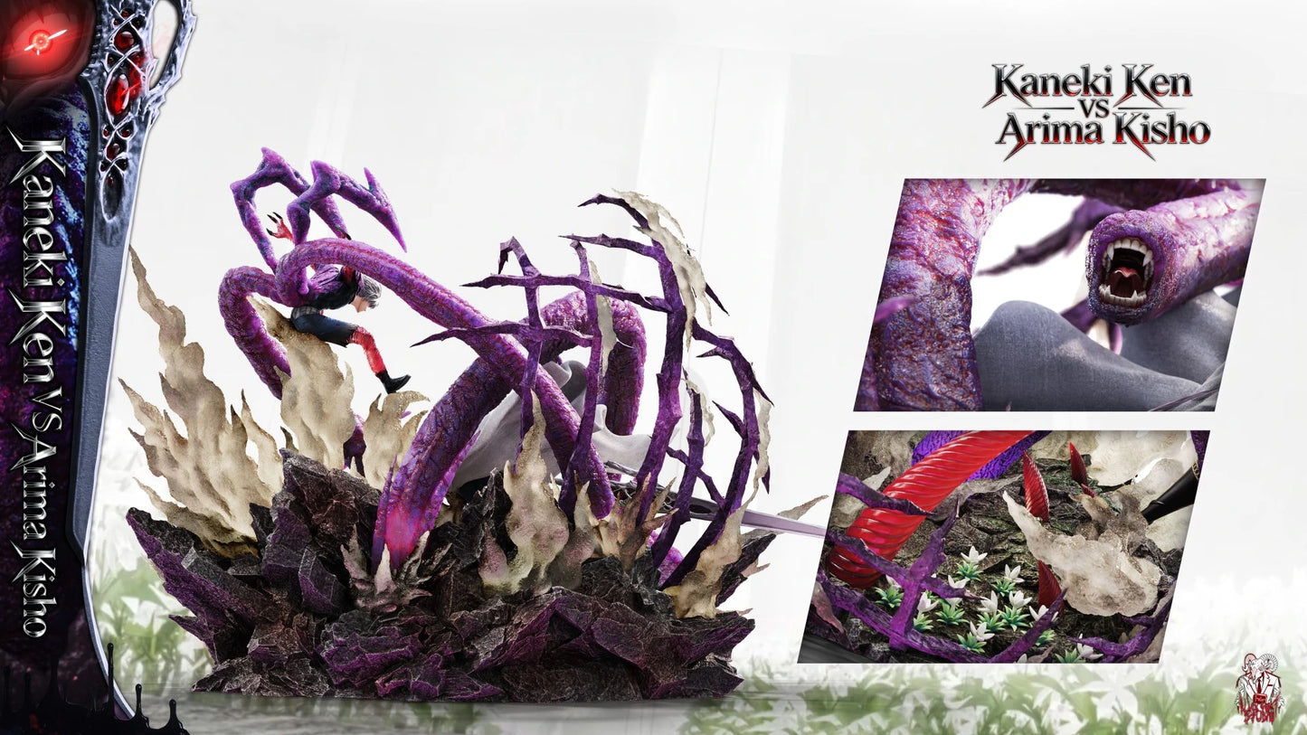 Preventa Resina Kaneki Ken vs Arima Kisho Figura Tokyo Ghoul Black Goat Estudio