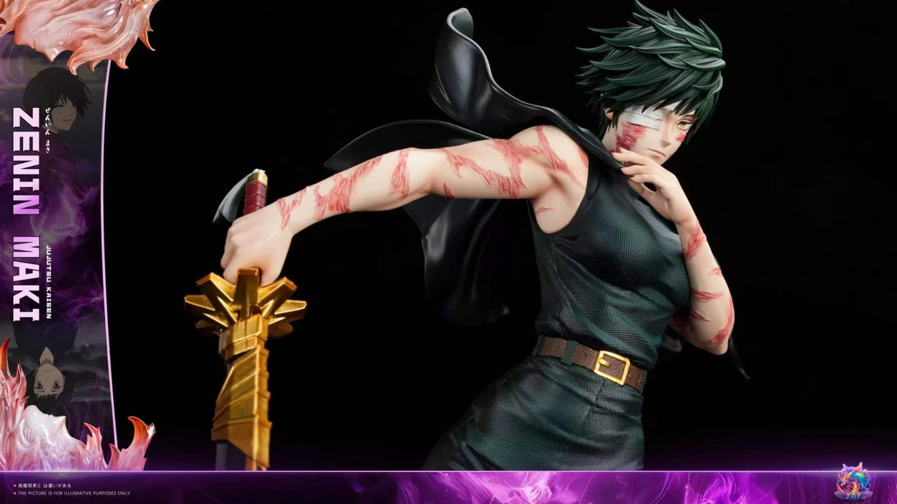 Preventa Resina Maki Zenin Figura Jujutsu Kaisen YQY Estudio