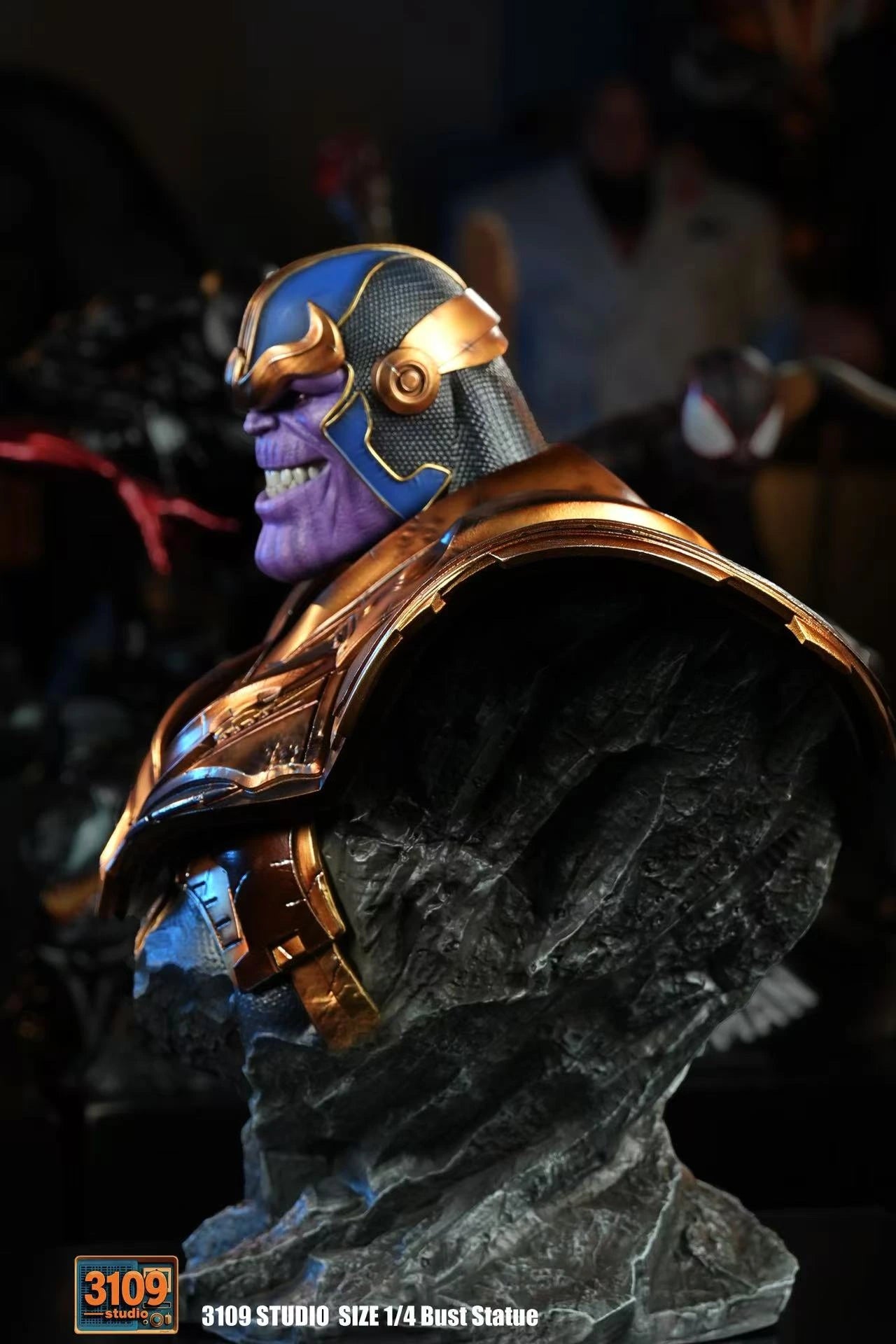 Preventa Resina Thanos Figura Marvel Busto 3109 Estudio
