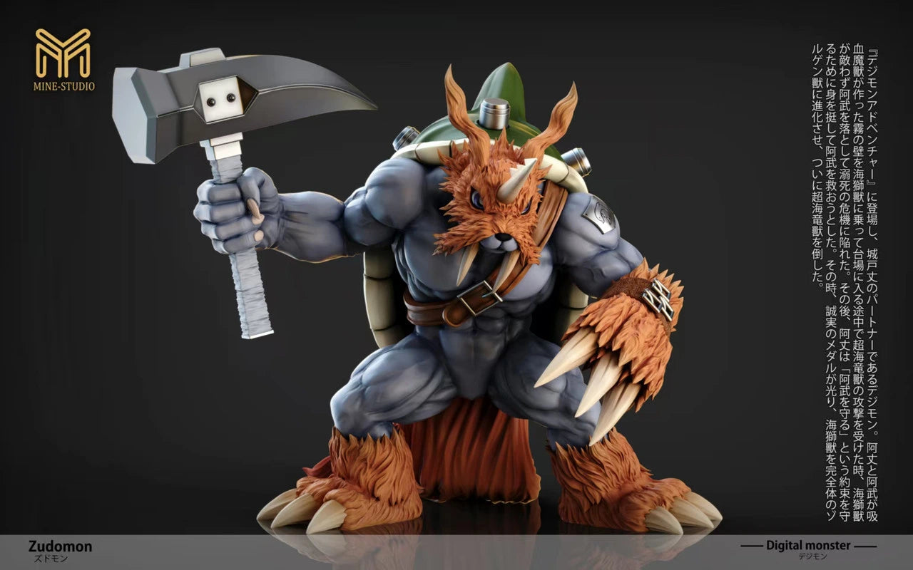 Preventa Resina Zudomon Figura Digimon MINE Estudio