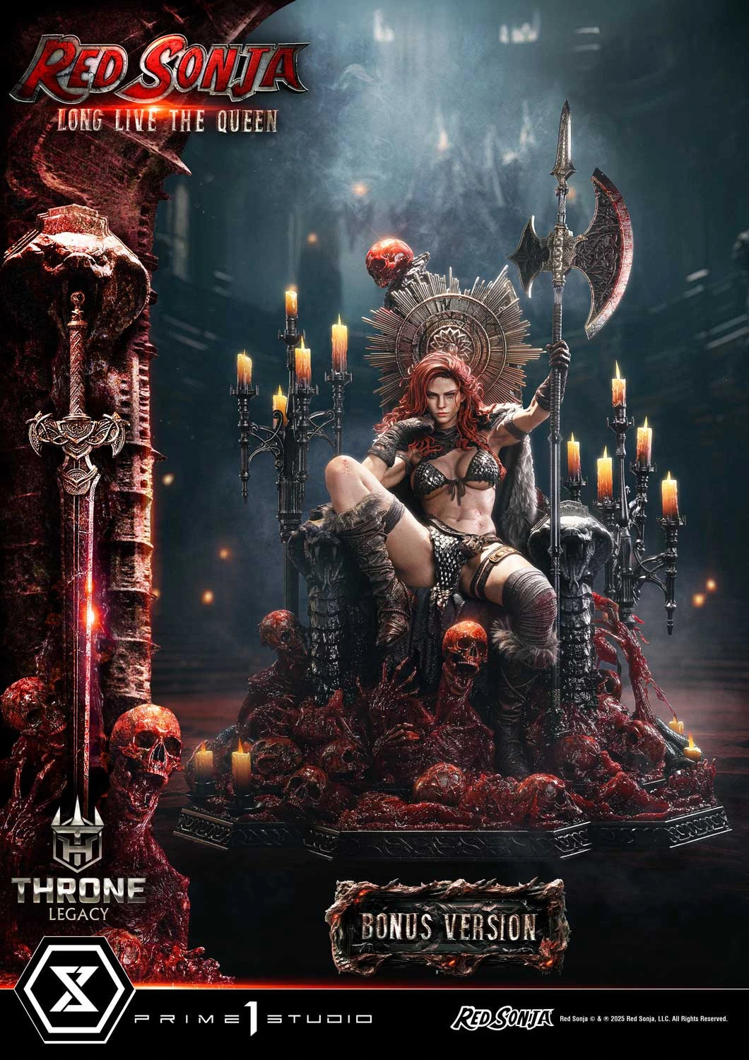 Preventa Resina Red Sonja Figura Red Sonja Prime 1 (Licencia) Estudio