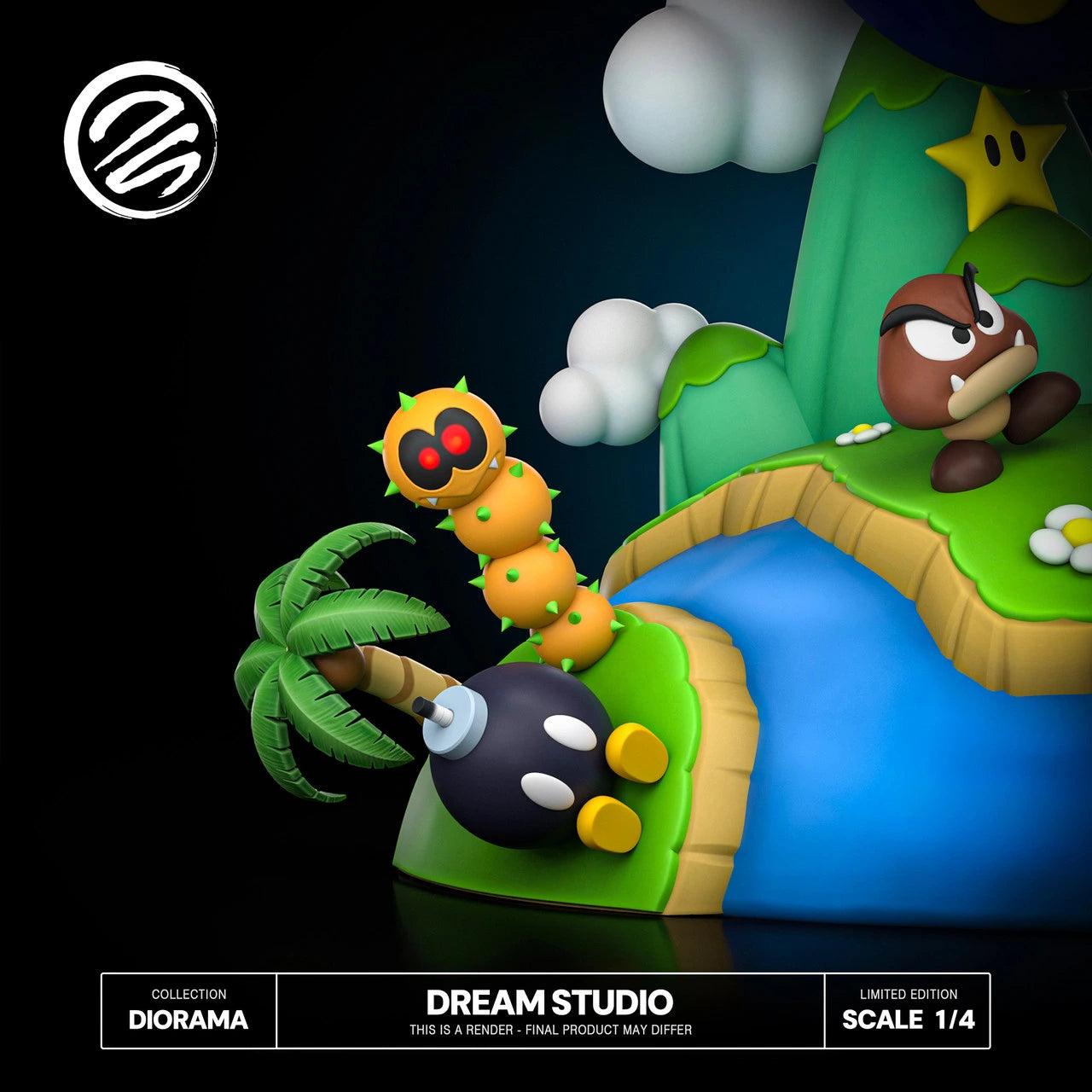 Preventa Resina Mario  Figura Super Mario 64 Dream  Estudio