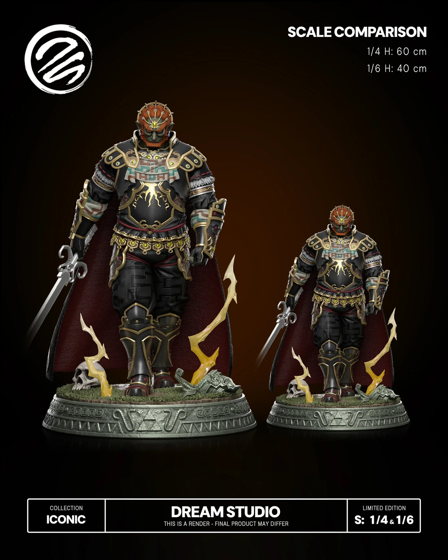 Preventa Resina Ganandorf Figura The Legend of Zelda Dream Estudio