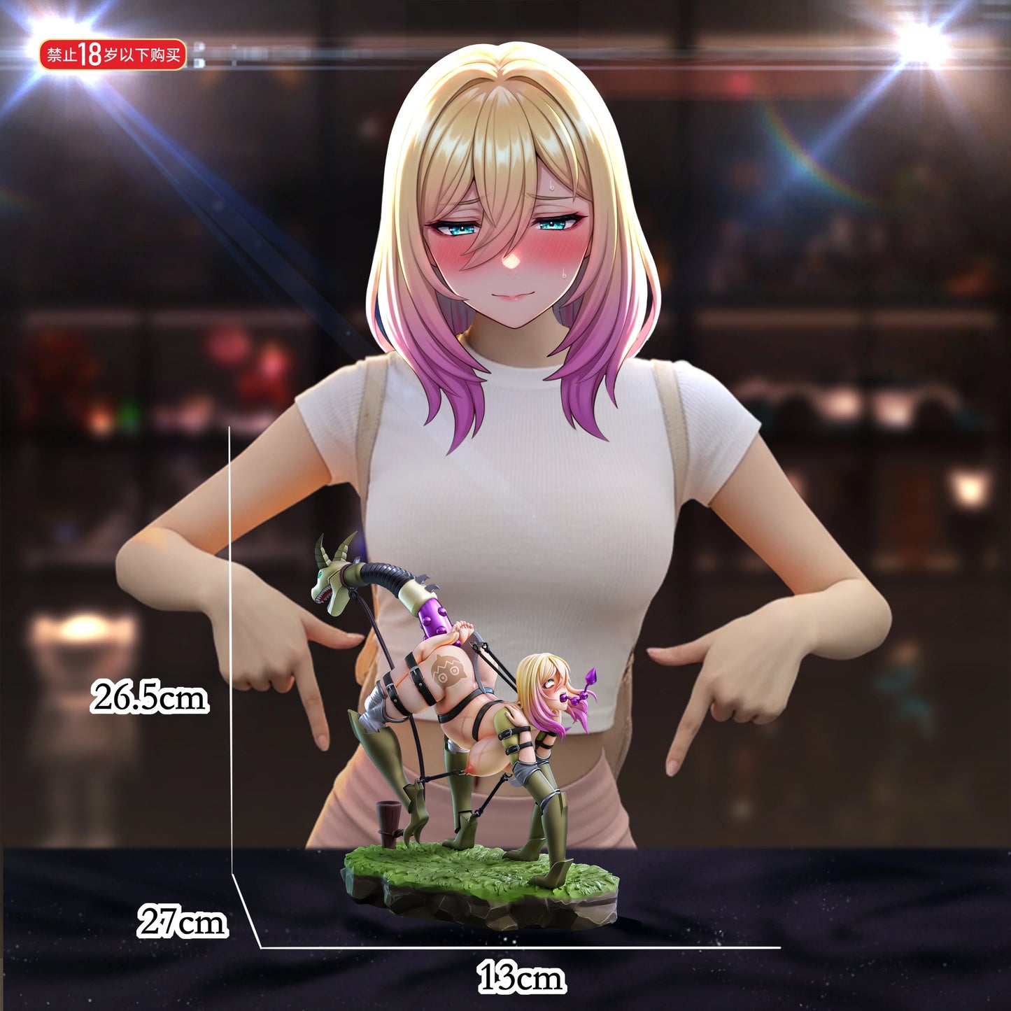 Preventa Resina Punishead Girl Figura Original Series Fish Head Estudio