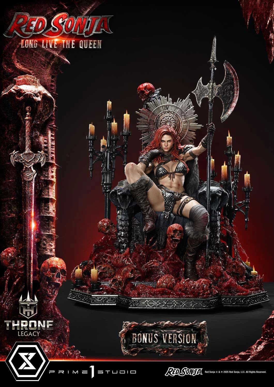Preventa Resina Red Sonja Figura Red Sonja Prime 1 (Licencia) Estudio