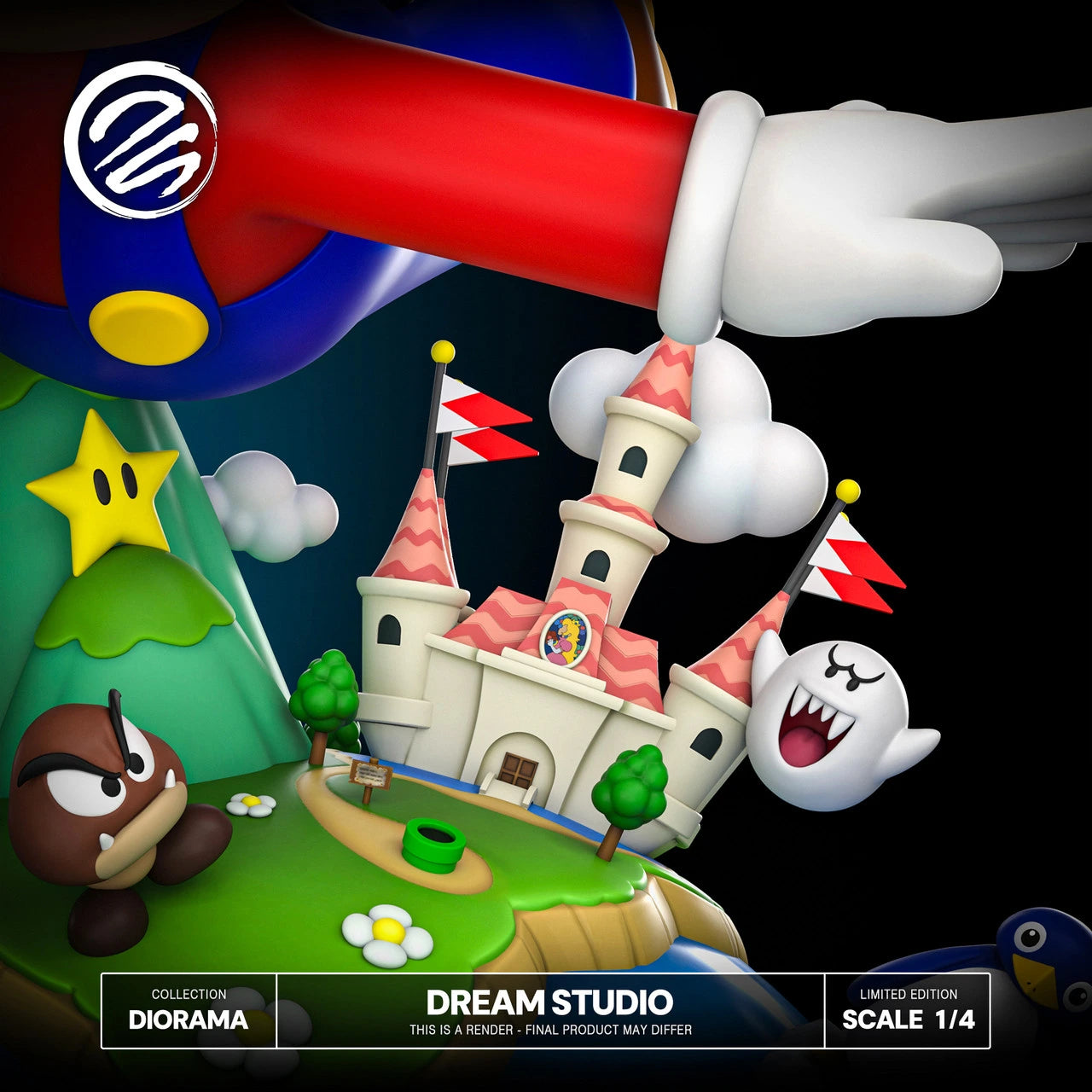 Preventa Resina Mario  Figura Super Mario 64 Dream  Estudio