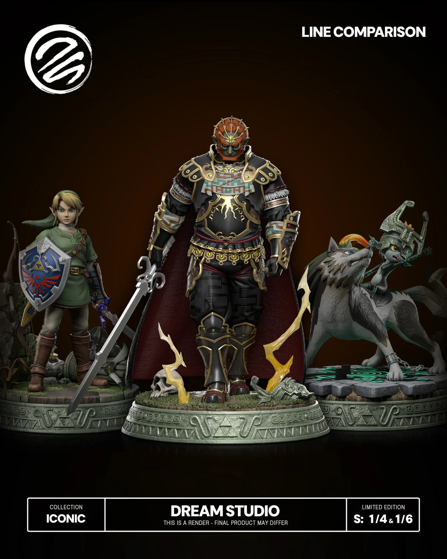 Preventa Resina Ganandorf Figura The Legend of Zelda Dream Estudio