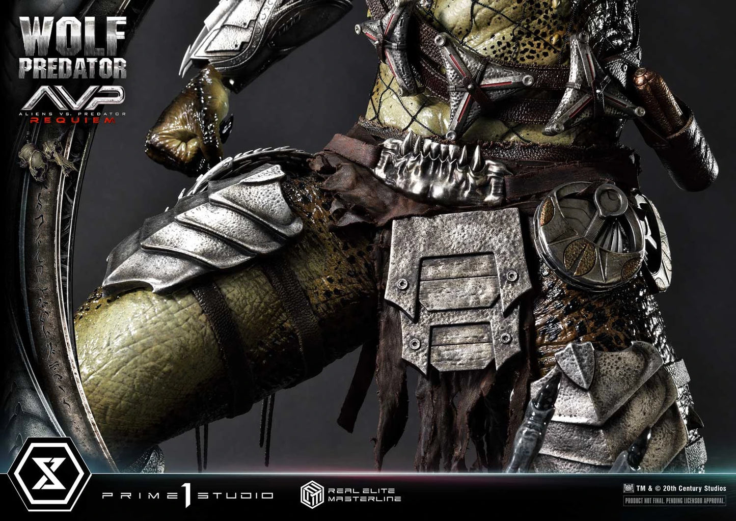 Preventa Resina Wolf Predator Figura Aliens vs Predator: Requiem Prime 1 (Licencia) Deluxe Estudio