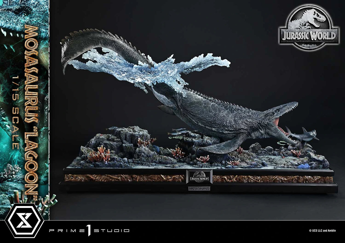 Preventa Resina Mosasaurus Figura Jurassic World Prime 1 (Licencia) Estudio