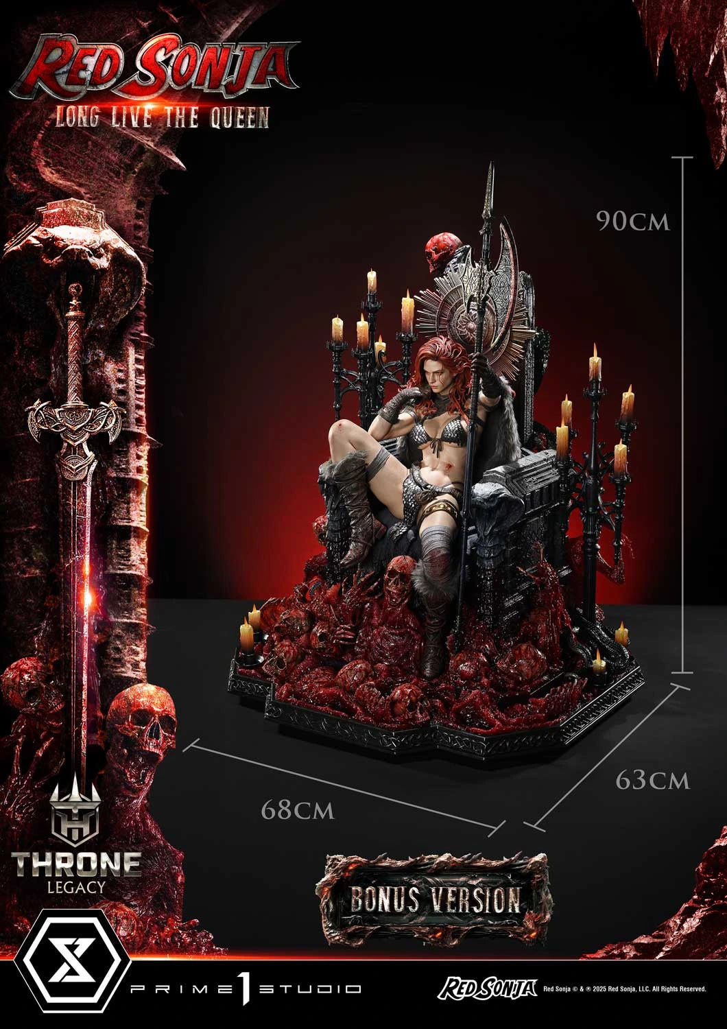 Preventa Resina Red Sonja Figura Red Sonja Prime 1 (Licencia) Estudio