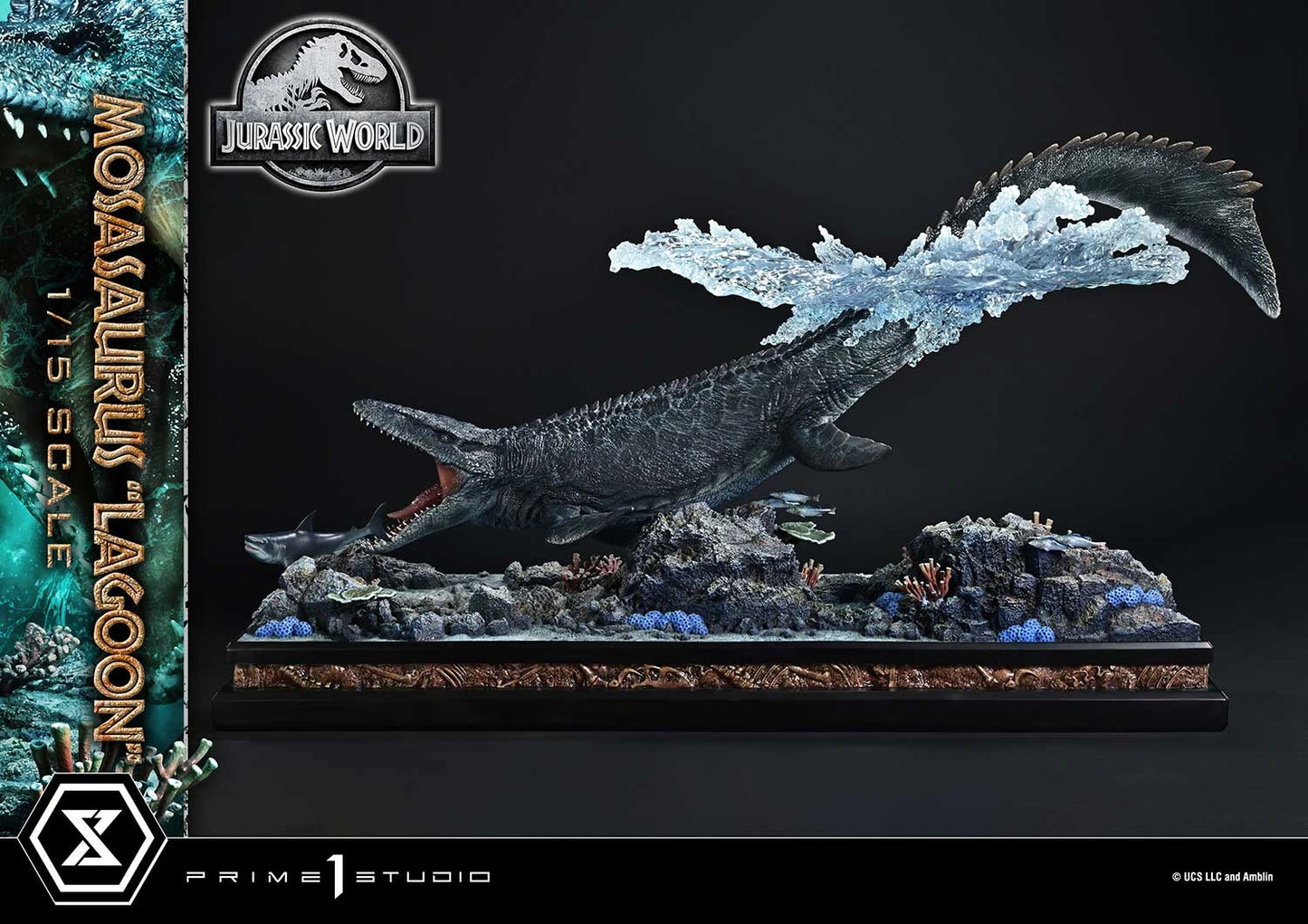 Preventa Resina Mosasaurus Figura Jurassic World Prime 1 (Licencia) Estudio