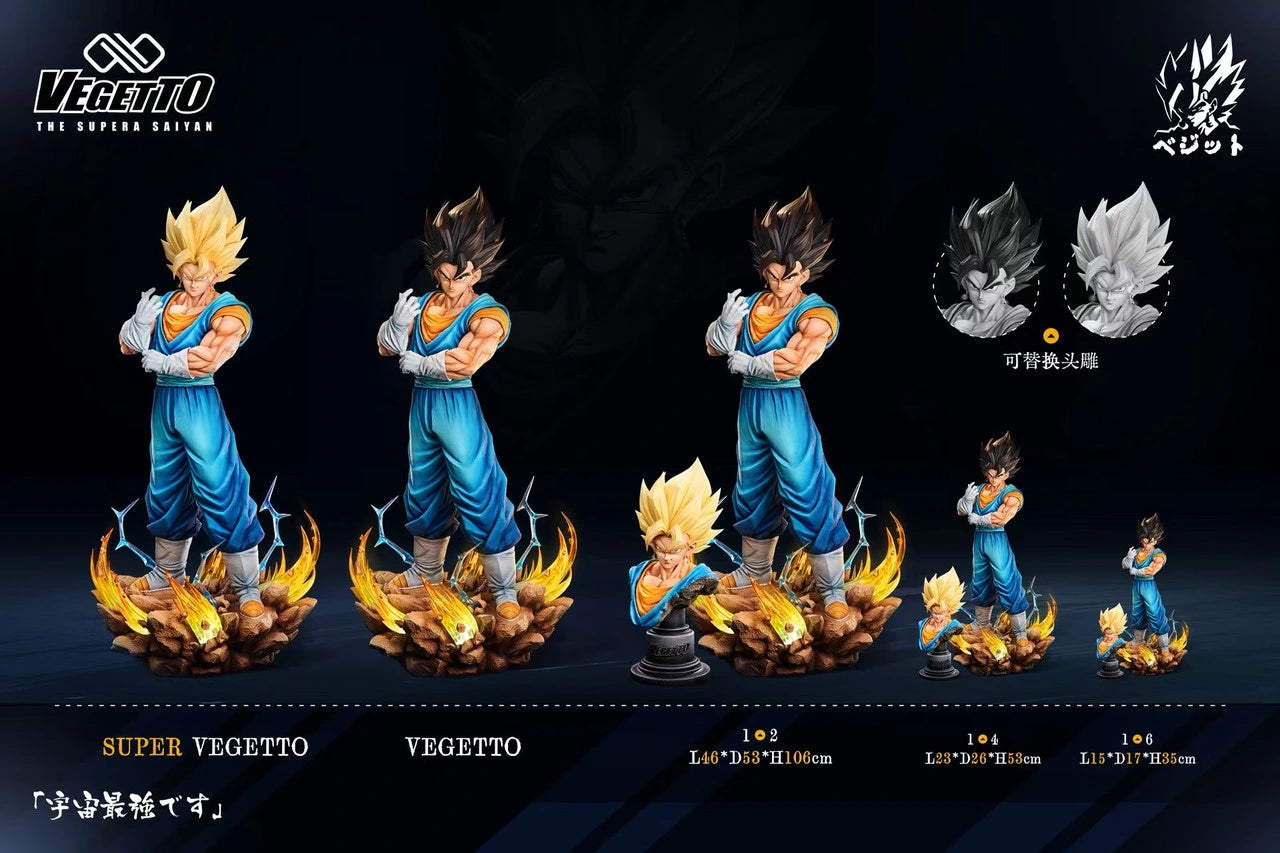 Preventa Resina Vegetto Figura Dragon Ball Infinite Estudio