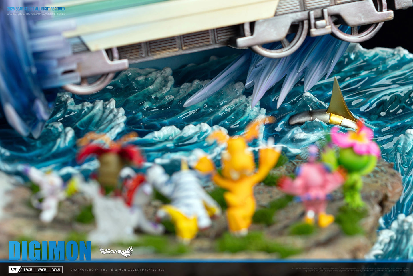 Preventa Resina Niños Elegidos Figura Digimon Soar Estudio