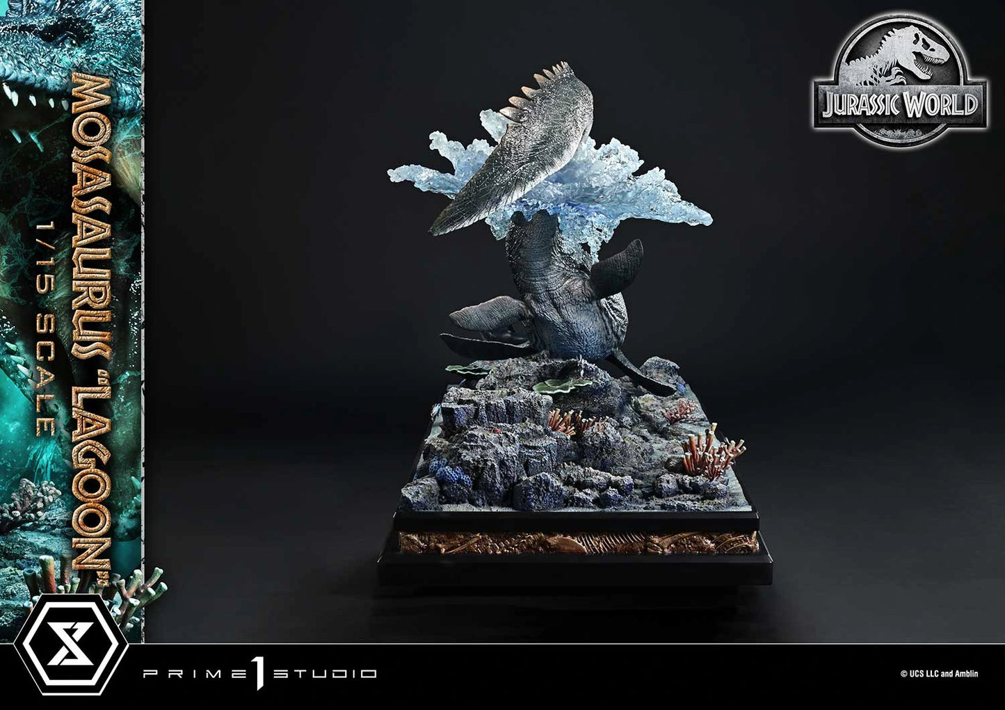 Preventa Resina Mosasaurus Figura Jurassic World Prime 1 (Licencia) Estudio