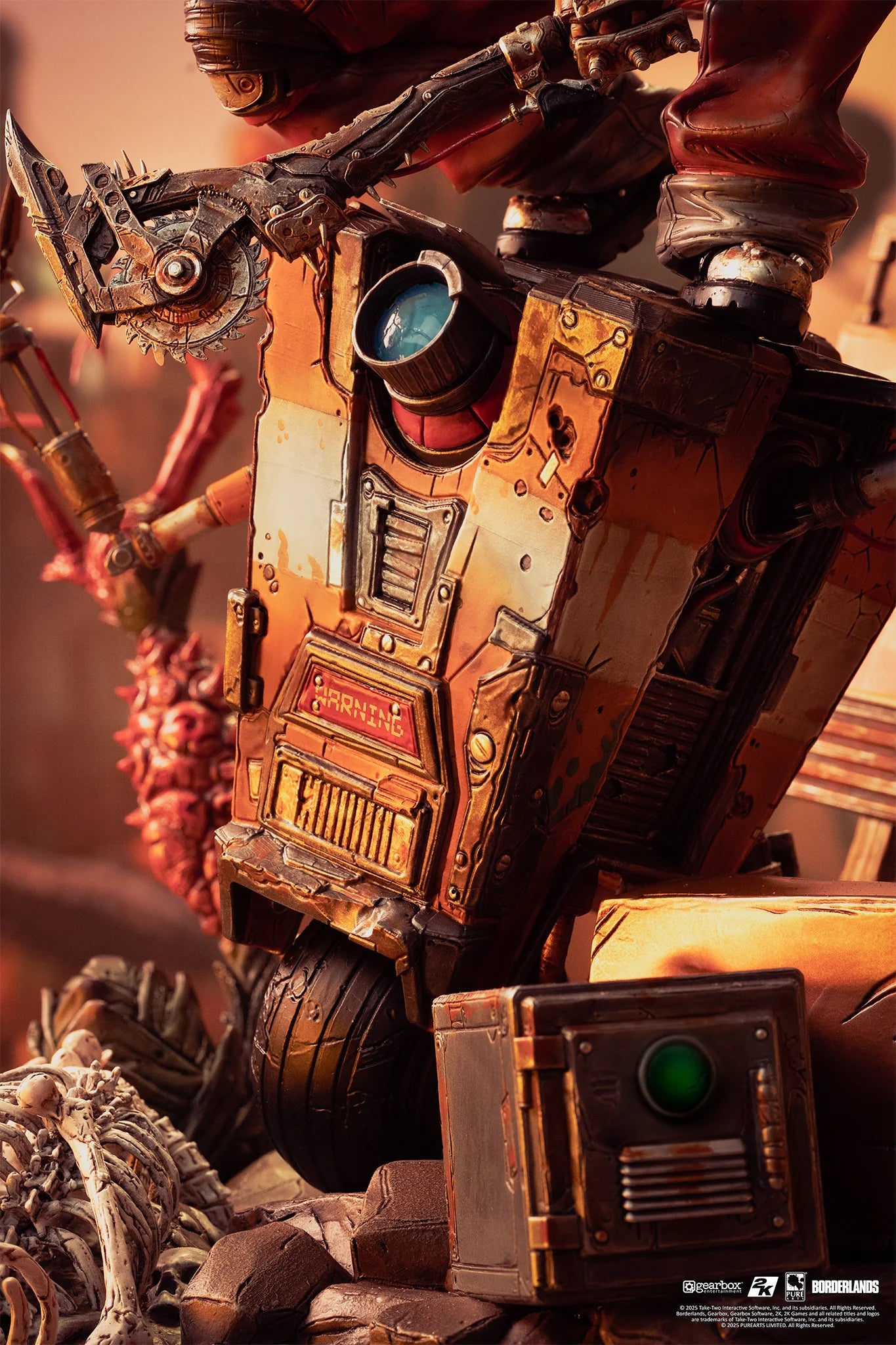 Preventa Resina Psycho & Claptrap Figura Borderlands 3 Pure Arts (Licencia) Estudio