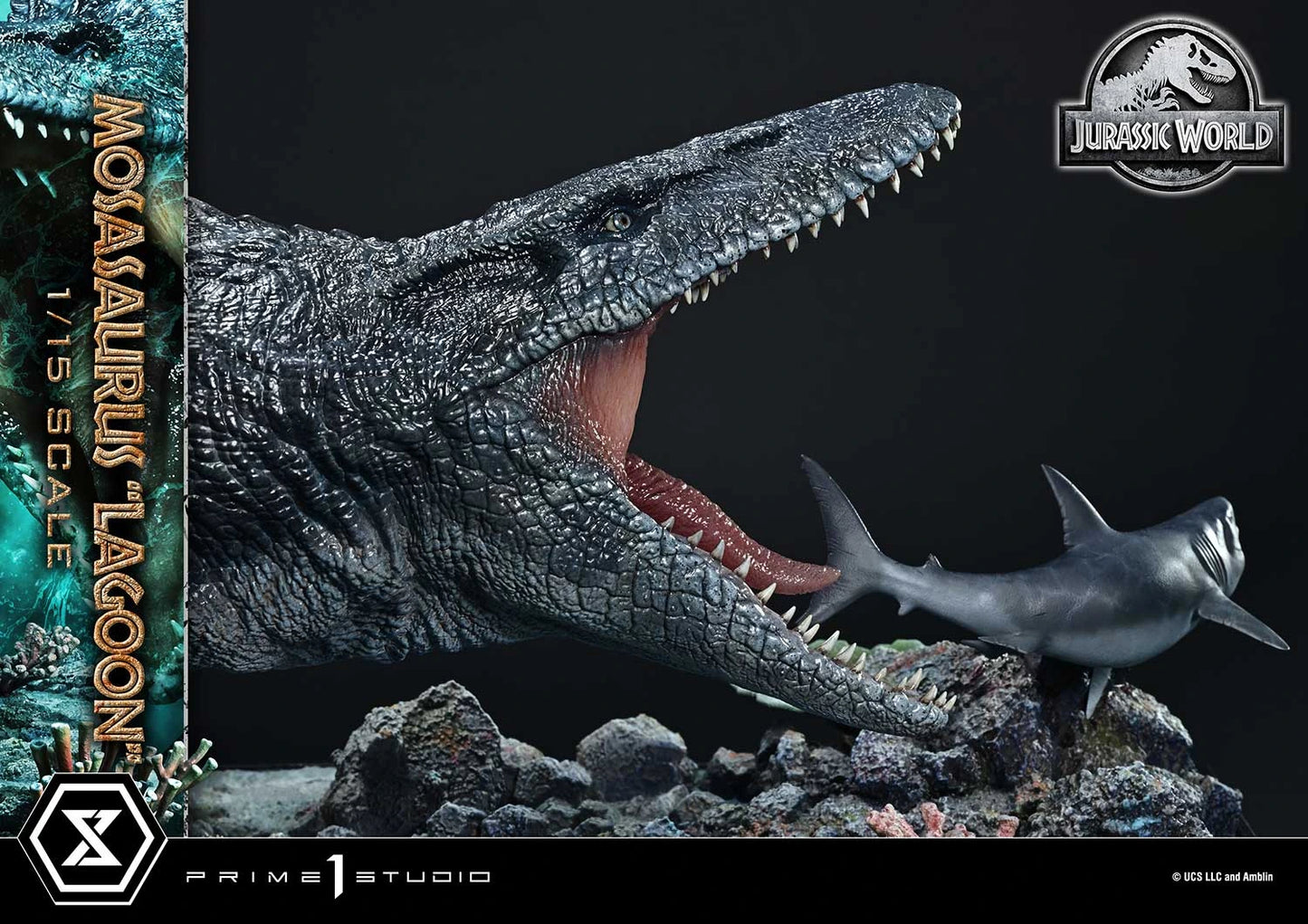 Preventa Resina Mosasaurus Figura Jurassic World Prime 1 (Licencia) Estudio