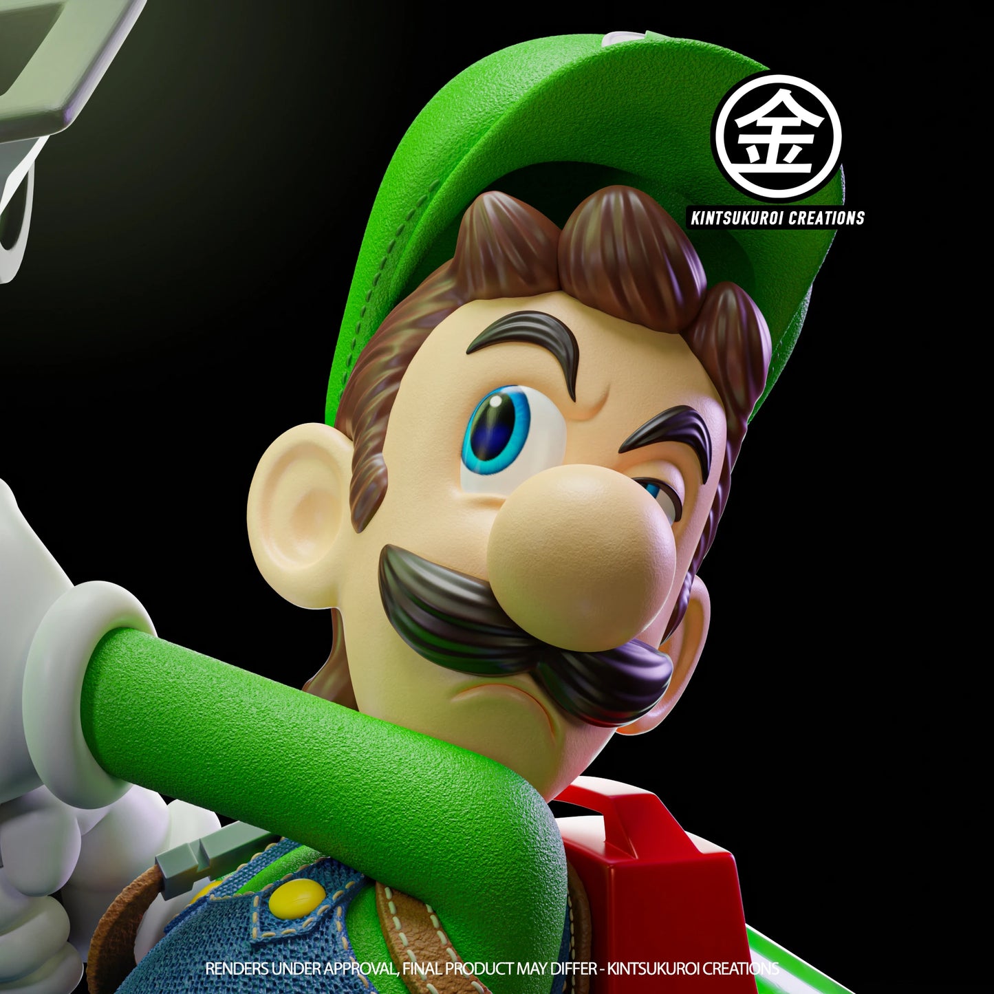 Preventa Resina Luigi Figura Luigi's Mansion 3 Kintsukuroi Creations Estudio