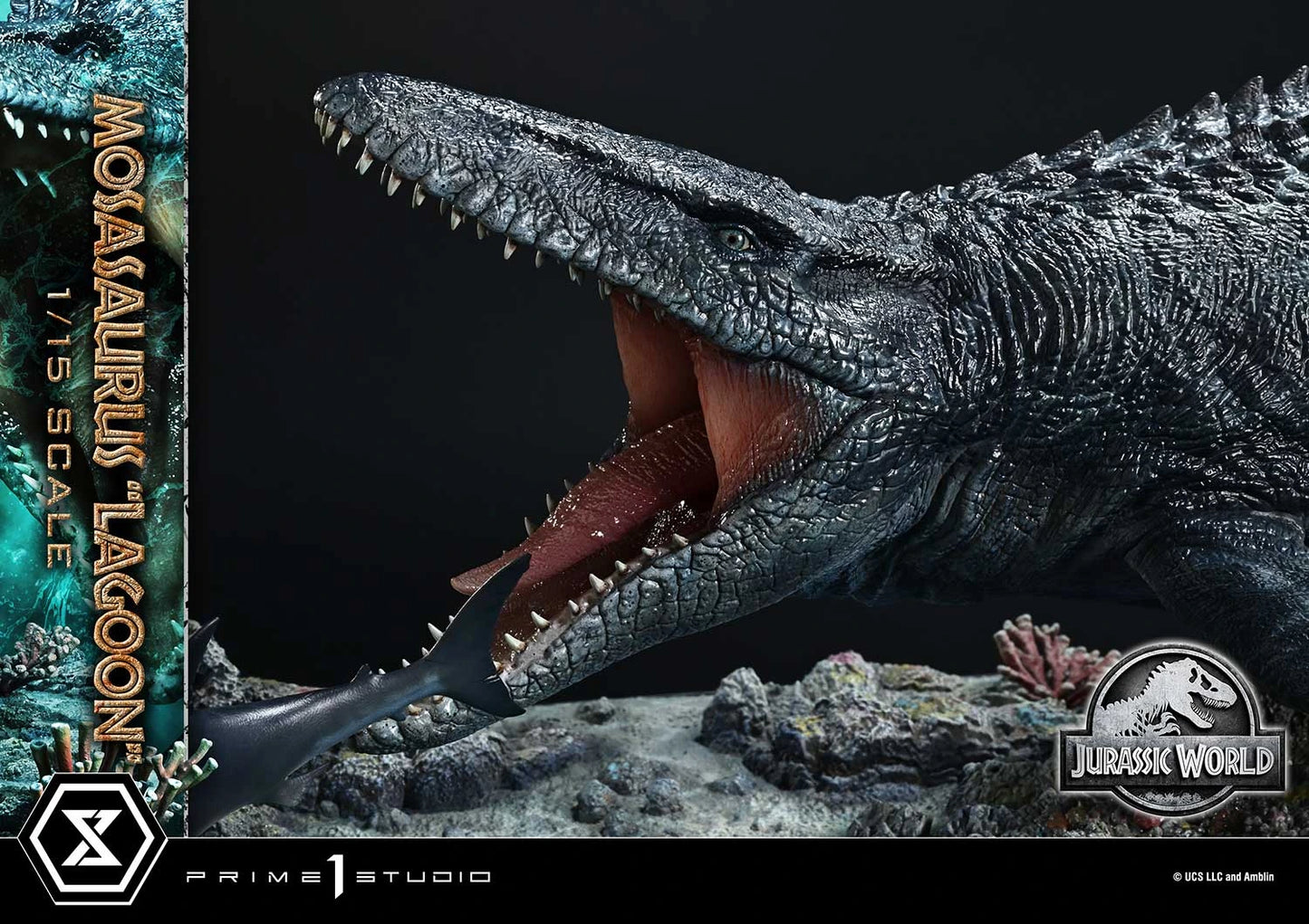 Preventa Resina Mosasaurus Figura Jurassic World Prime 1 (Licencia) Estudio