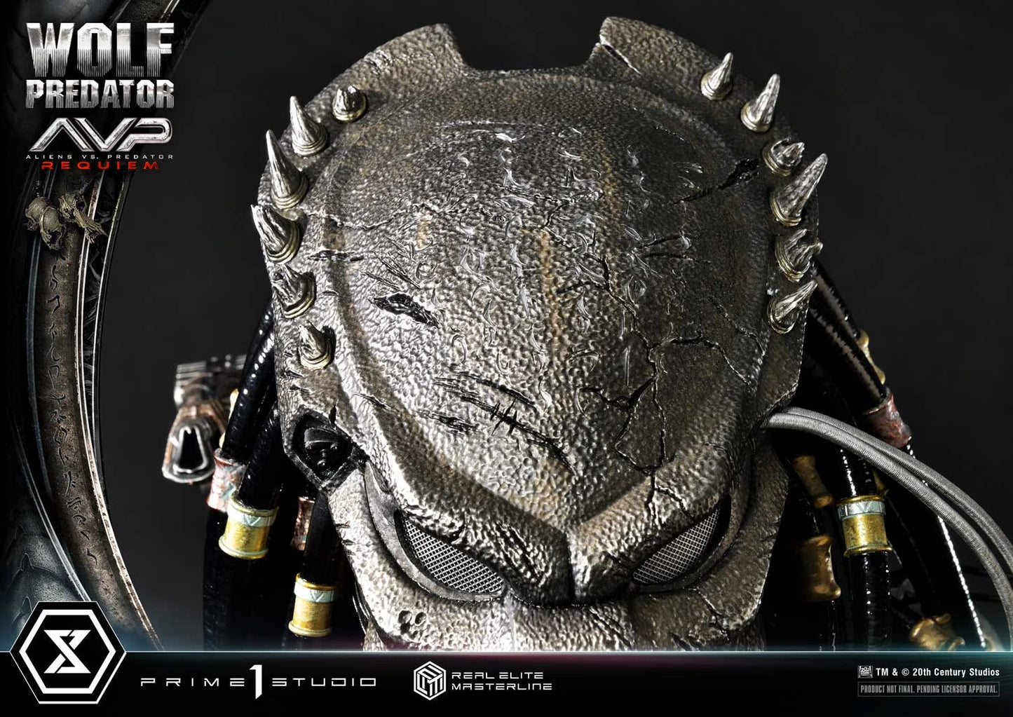 Preventa Resina Wolf Predator Figura Aliens vs Predator: Requiem Prime 1 (Licencia) Deluxe Estudio