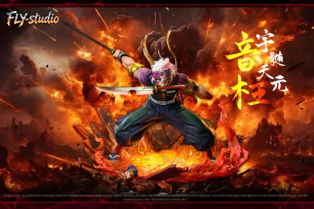 Preventa Resina Uzui Tengen Figura Demon Slayer FLY Estudio