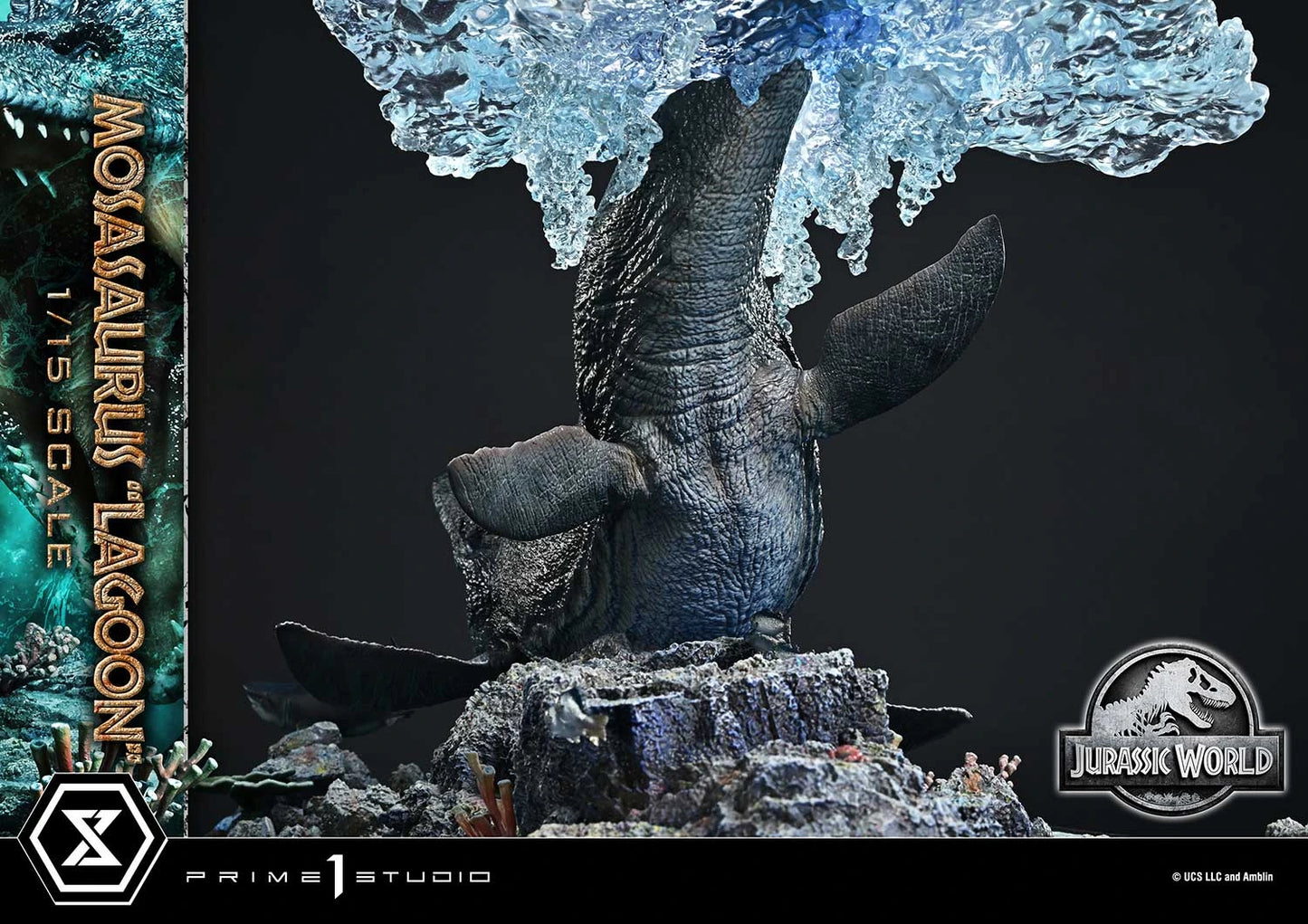 Preventa Resina Mosasaurus Figura Jurassic World Prime 1 (Licencia) Estudio