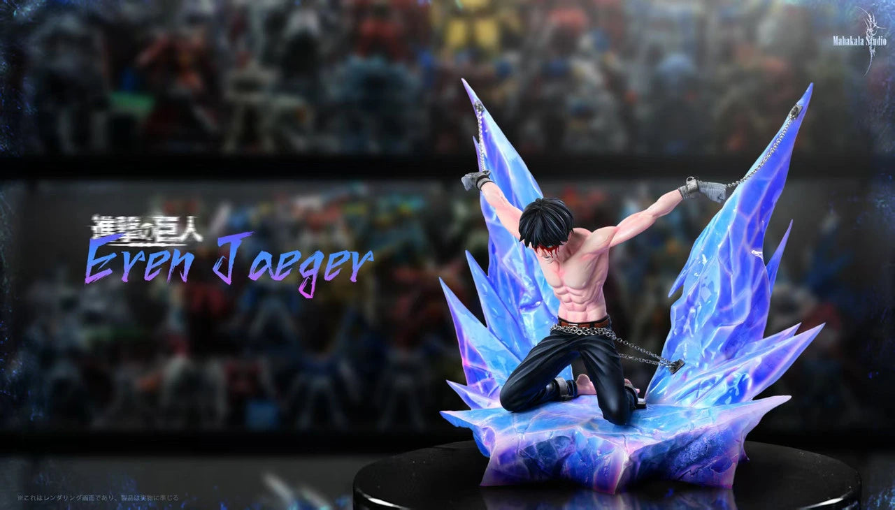 Preventa Resina Eren Jaeger Figura Attack On Titan Mahakala Estudio