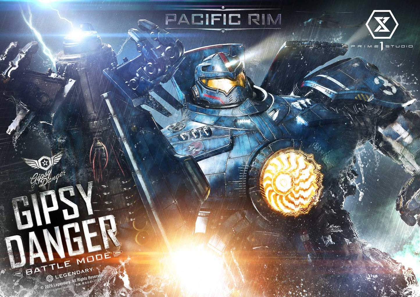 Preventa Resina Gipsy Danger  Figura Pacific Rim  Prime 1 (Licencia) Estudio