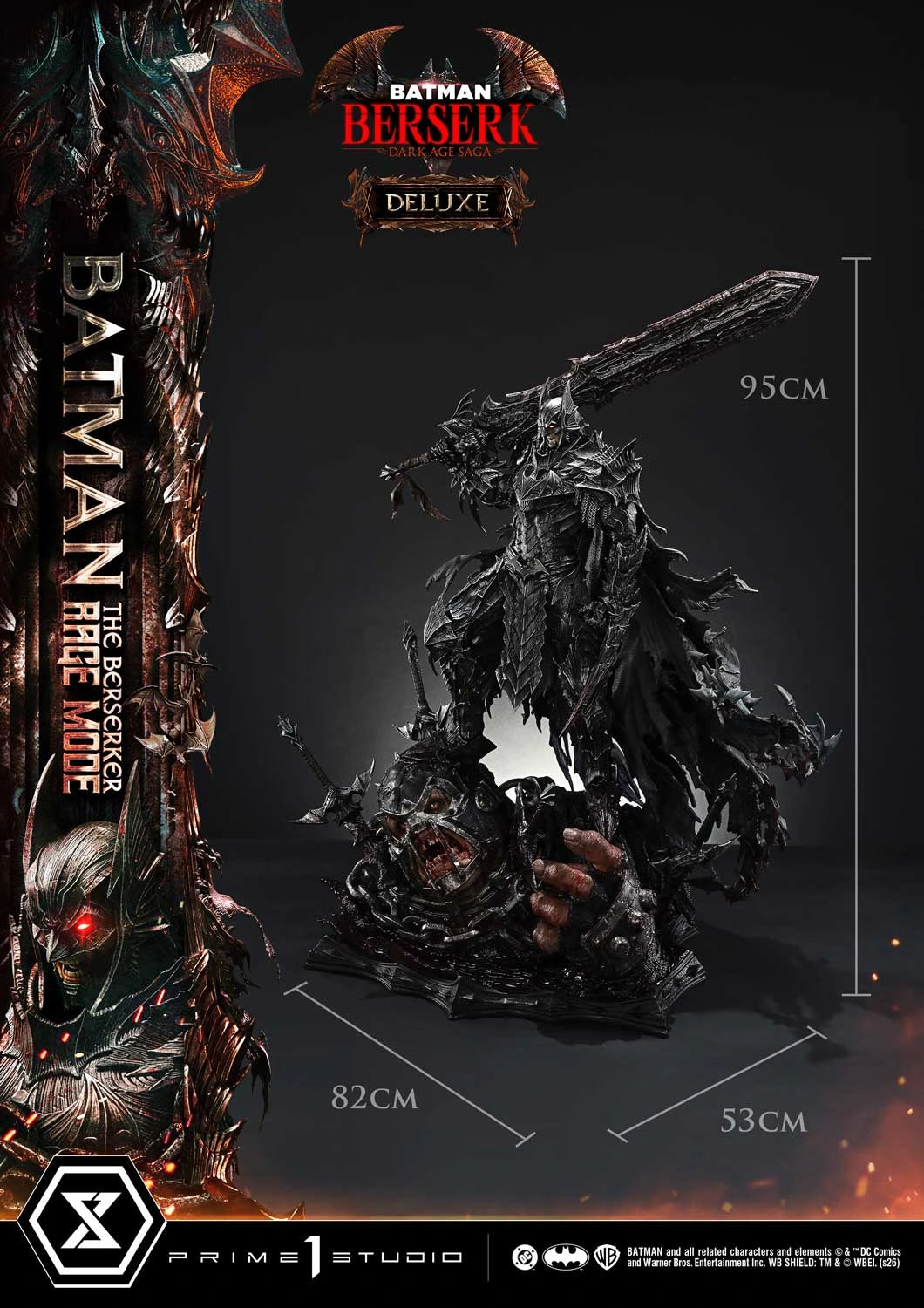 Preventa Resina Batman: The Berserker Rage Figura Batman Comics Prime 1 (Licencia) Estudio