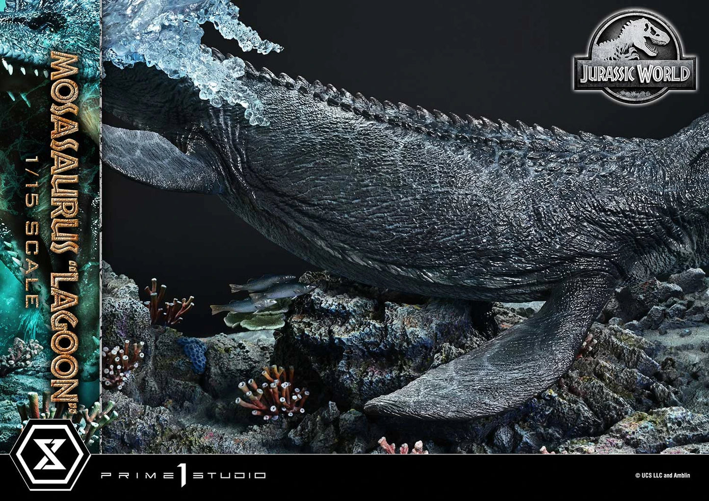 Preventa Resina Mosasaurus Figura Jurassic World Prime 1 (Licencia) Estudio
