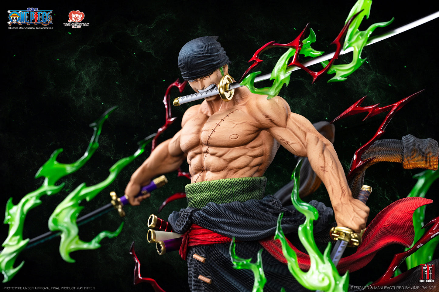 Preventa Resina Roronoa Zoro Figura One Piece 1/6 Jimei Palace Estudio (Licencia)