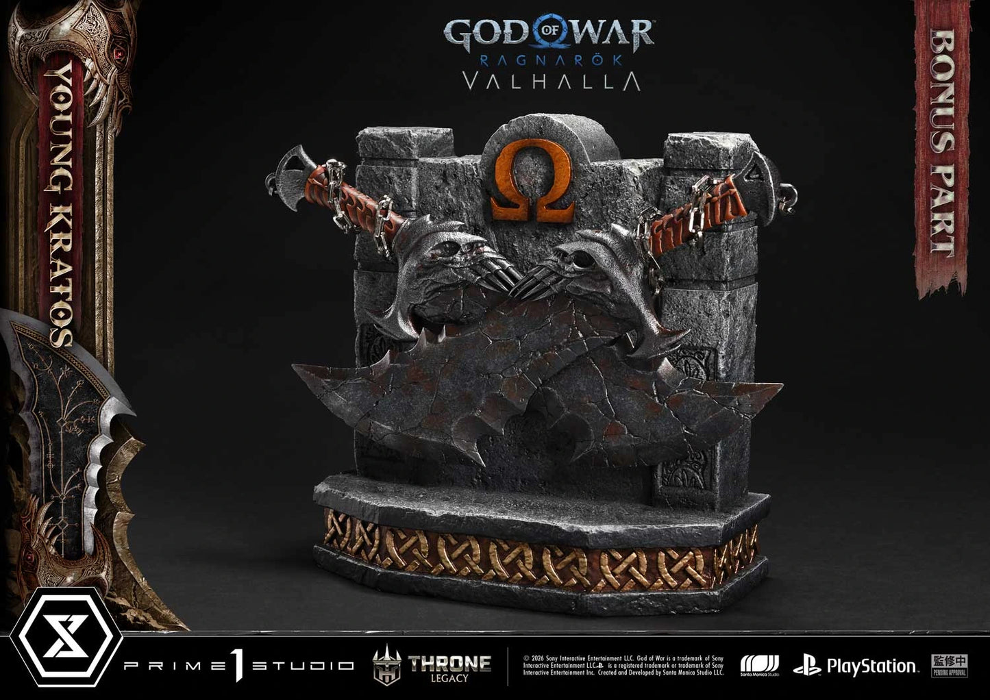 "Preventa Resina Kratos Joven Figura God of War Ragnarök: Valhalla  Prime 1 (Licencia) Estudio"