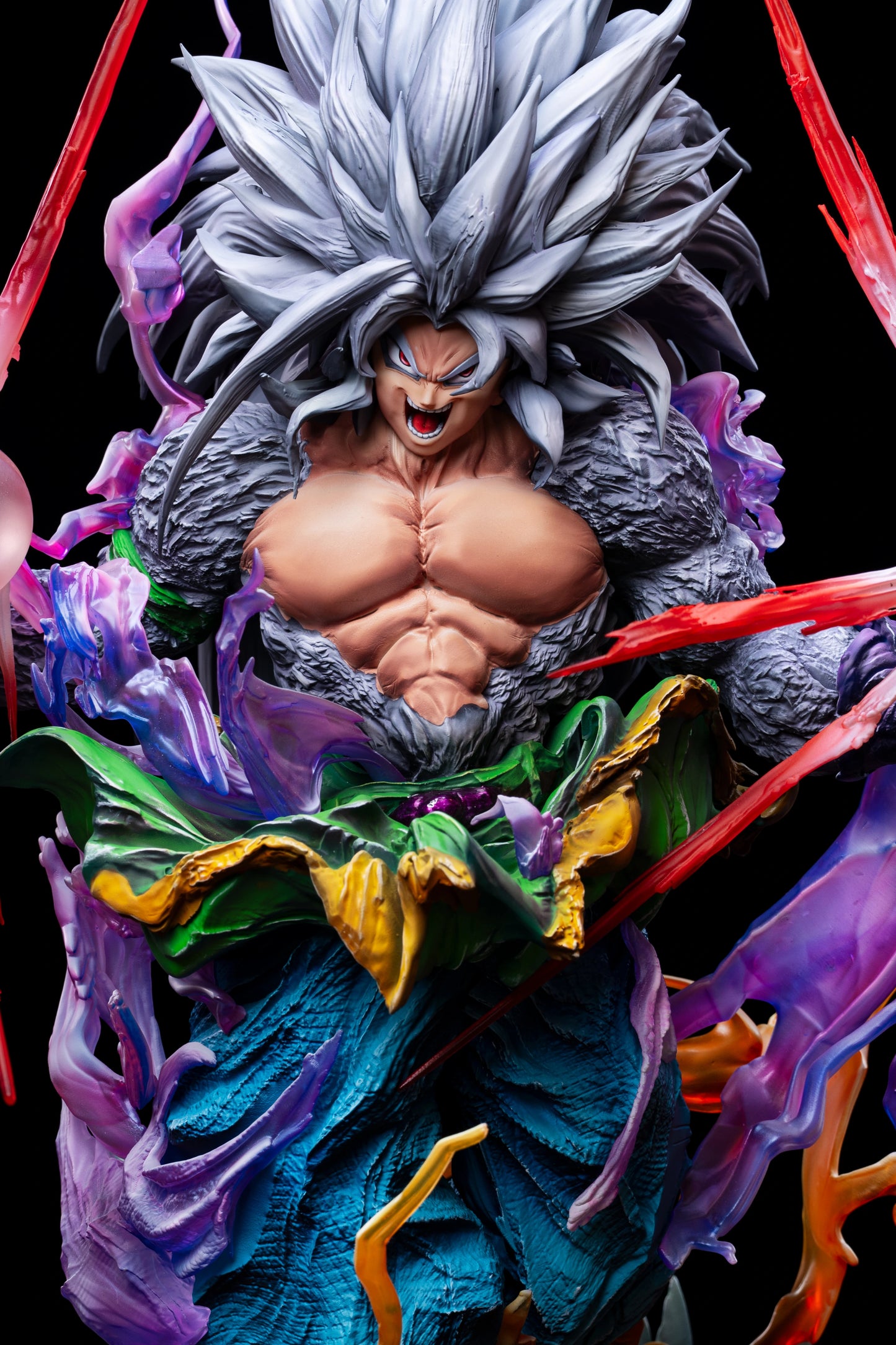 Preventa Resina Goku SSJ4 & SSJ5 Figura Dragon Ball Iron Curtain  Estudio