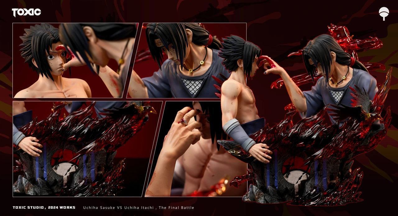 Preventa Resina Sasuke vs Itachi Figura Naruto Toxic Estudio