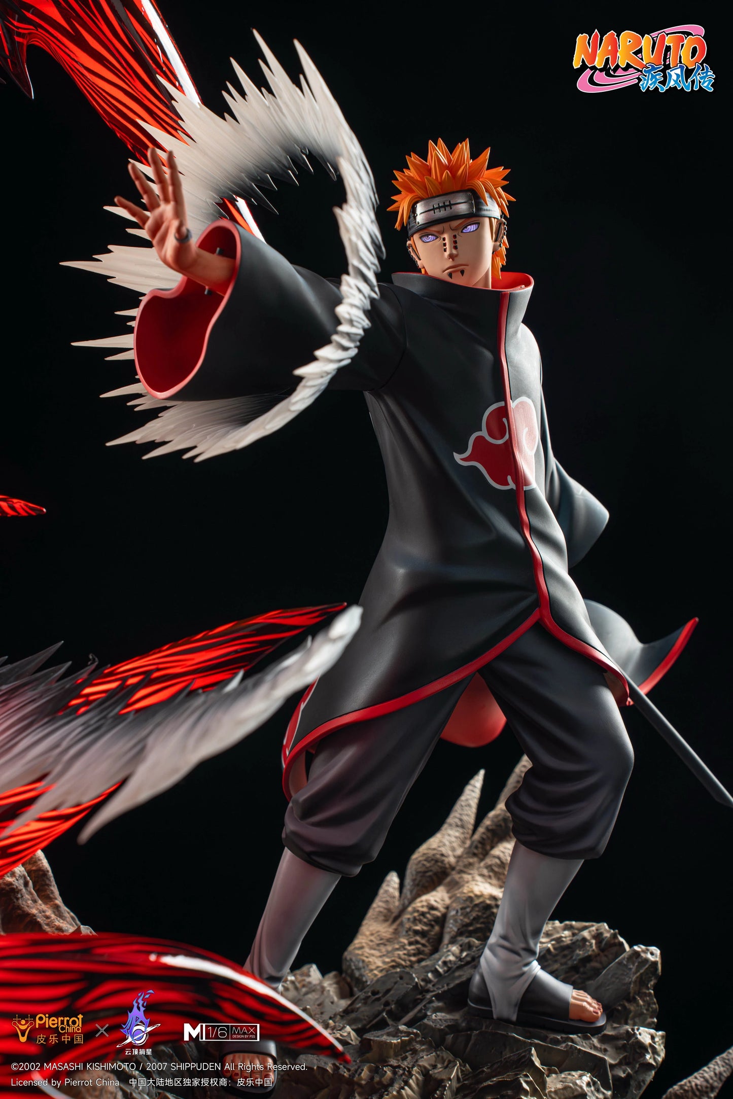 Preventa Resina Pain vs Naruto  Figura Naruto 1/6 Pickstar Estudio (Licencia)
