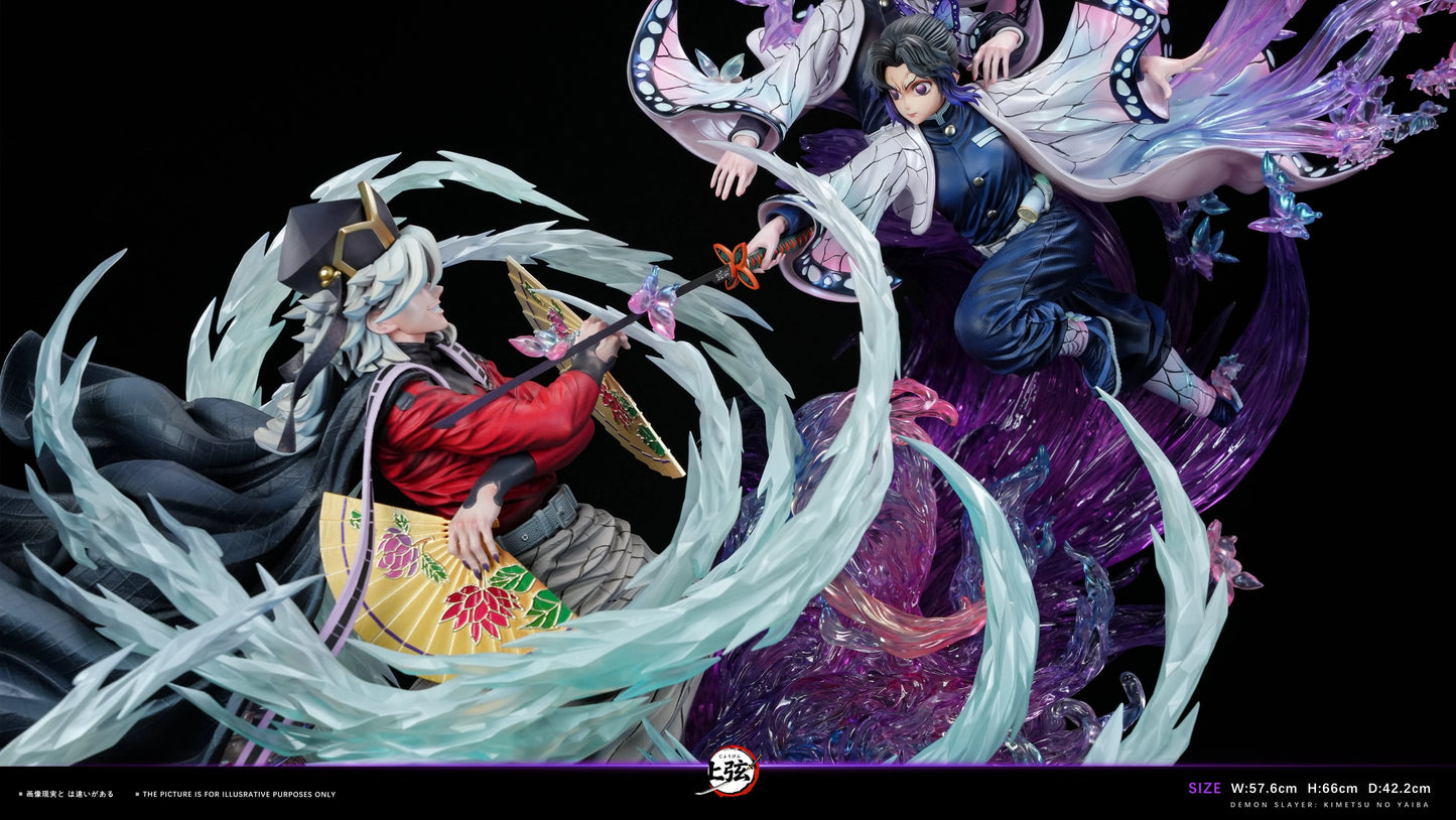 Preventa Resina Shinobu Kocho vs Douma Figura Kimetsu No Yaiba 1/6 ShangXian Estudio