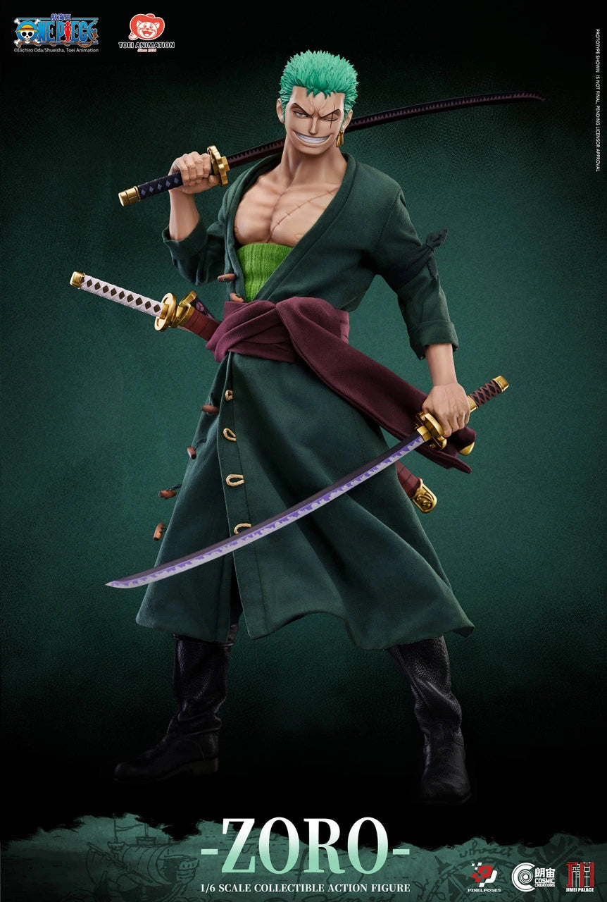 Preventa Resina Roronoa Zoro Figura One Piece Jimei Palace & Pixel Poses (Licencia) Estudio