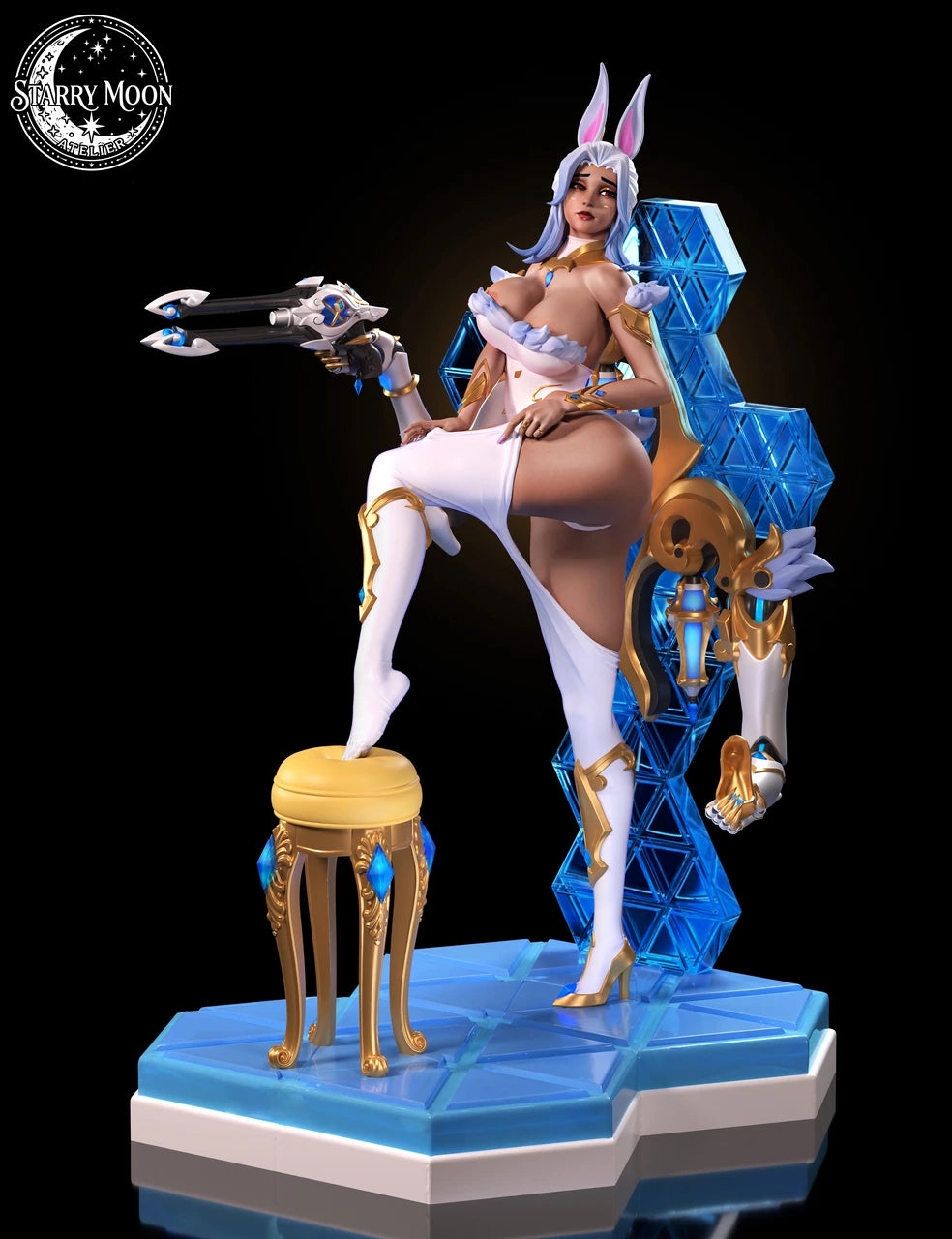 Preventa Resina Domina Figura Overwatcn Starry Moon Atelier Estudio