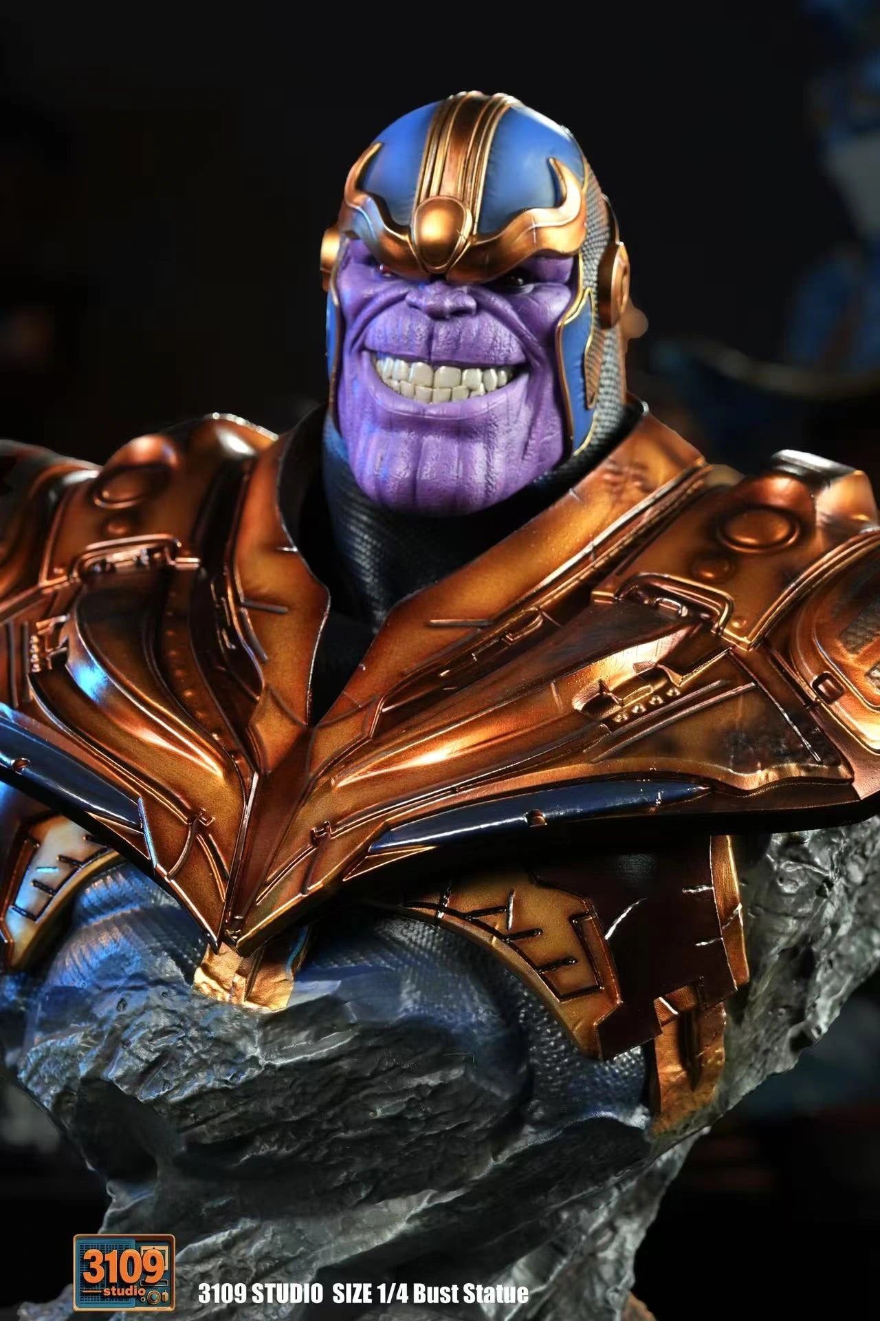Preventa Resina Thanos Figura Marvel Busto 3109 Estudio