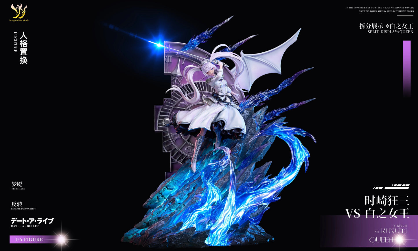 Preventa Resina Tokisaki Kurumi vs White Queen Figura Date A Live Imagination  Estudio