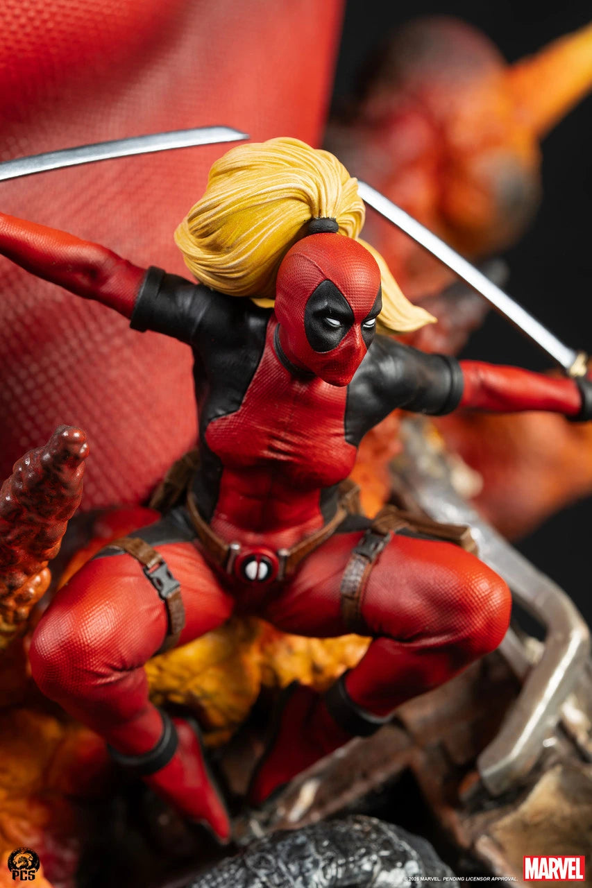 Preventa Resina Deadpool Figura Deadpool Premium Collectibles (Licencia) Estudio