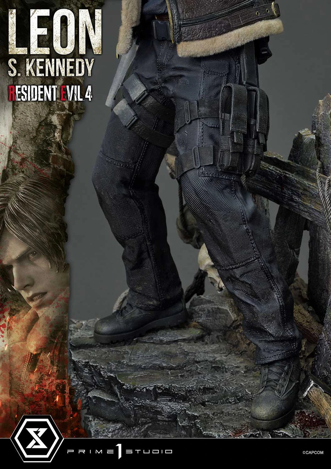 Preventa Resina Leon S. kennedy Figura Resident Evil 4 Prime 1 (Licencia) Estudio
