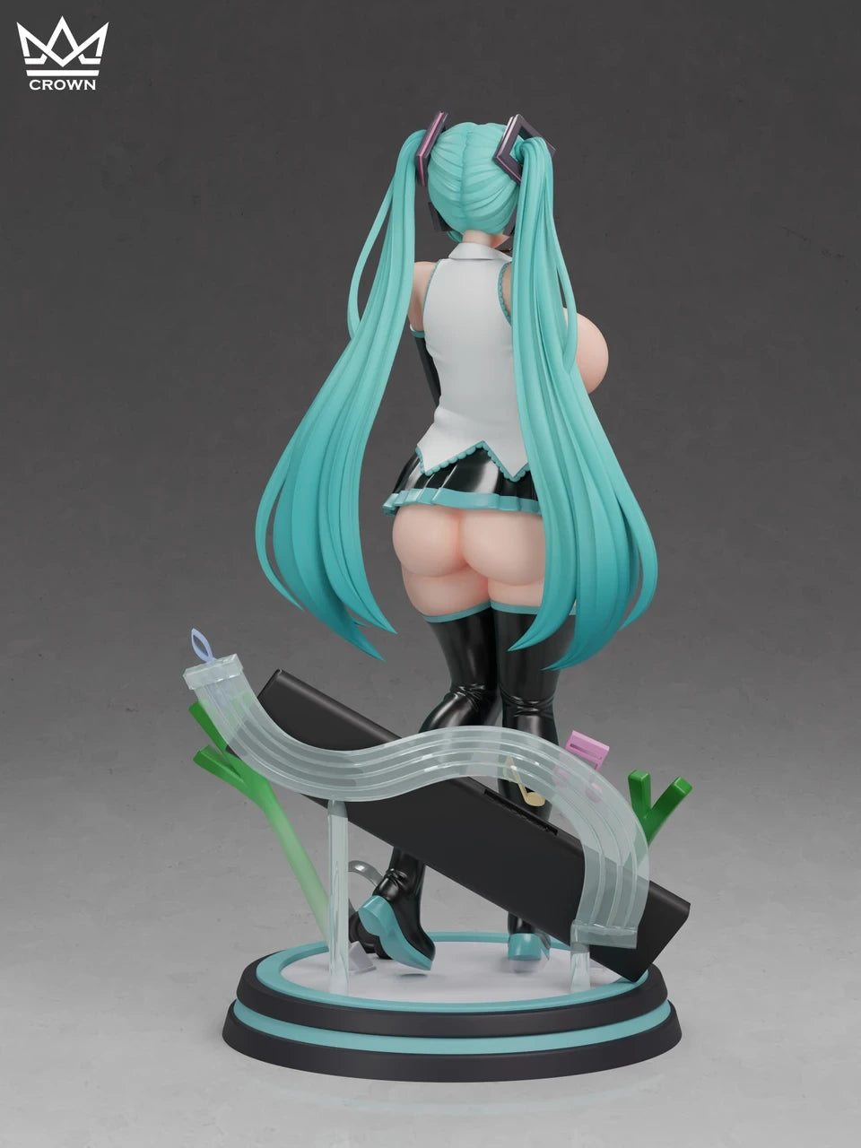 Preventa Resina Hatsune Miku Figura Vocaloid Crown Estudio