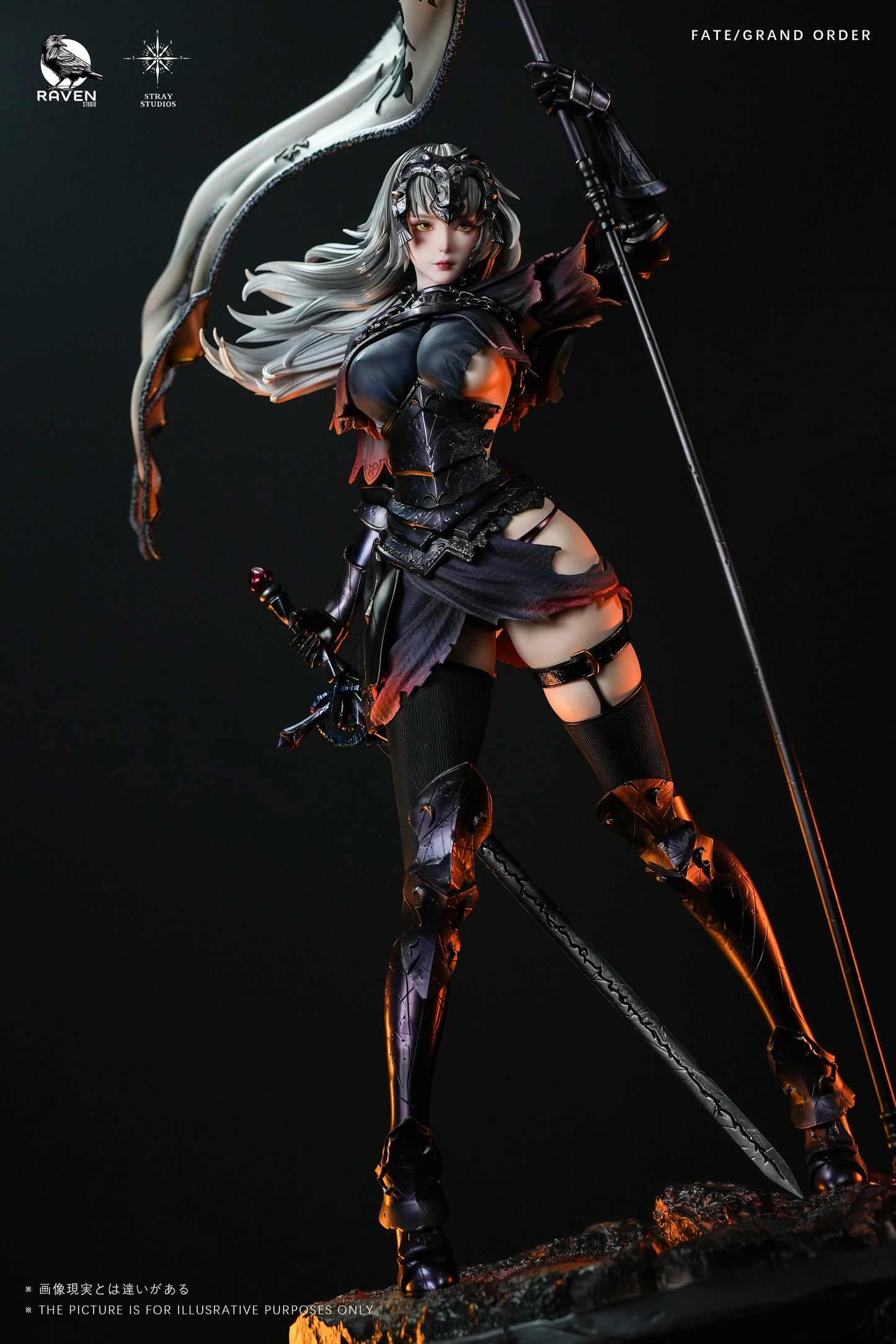 Preventa Resina Jeanne d'Arc  Figura Fate/ Grand Order Raven & Stray Estudio
