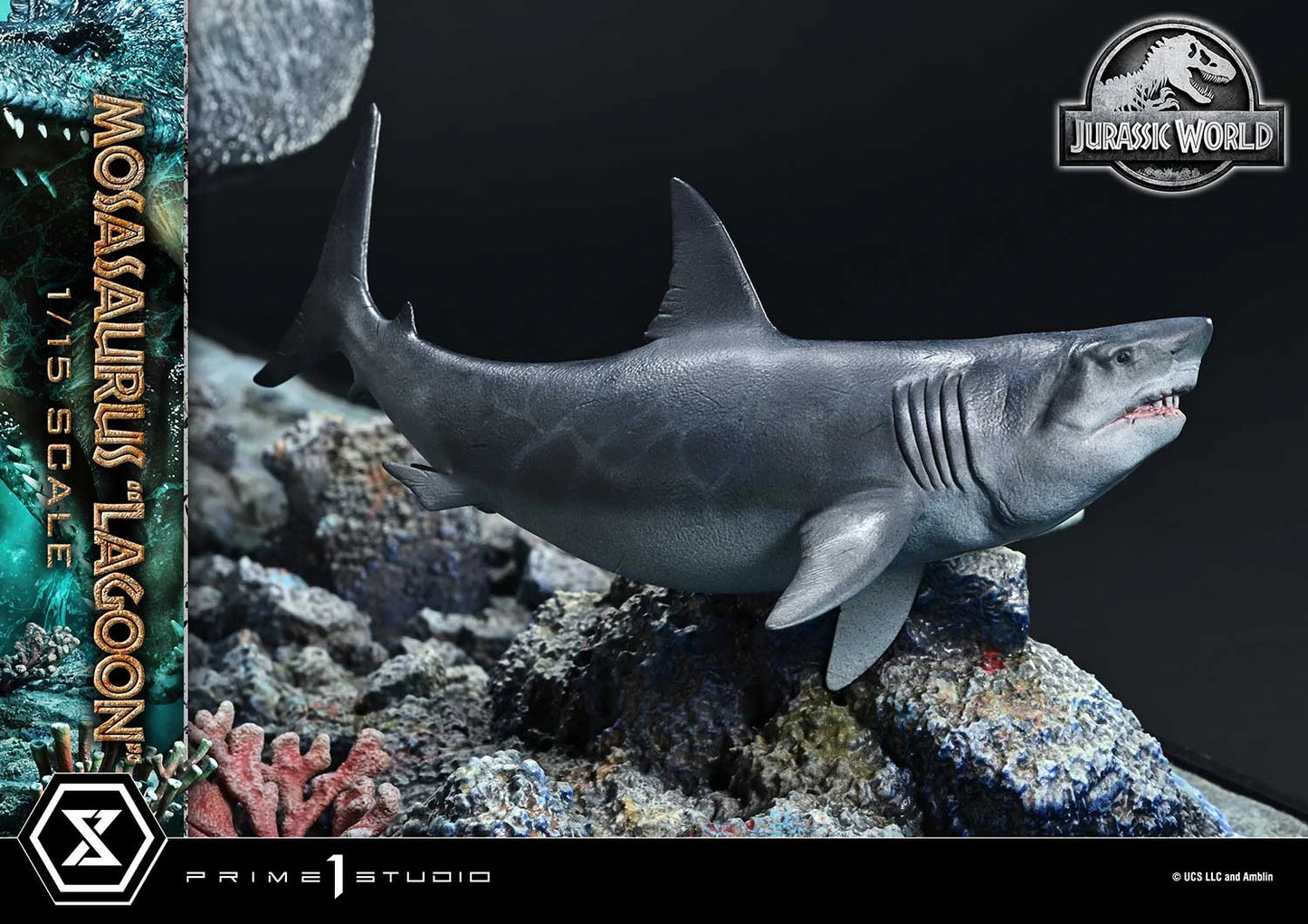 Preventa Resina Mosasaurus Figura Jurassic World Prime 1 (Licencia) Estudio