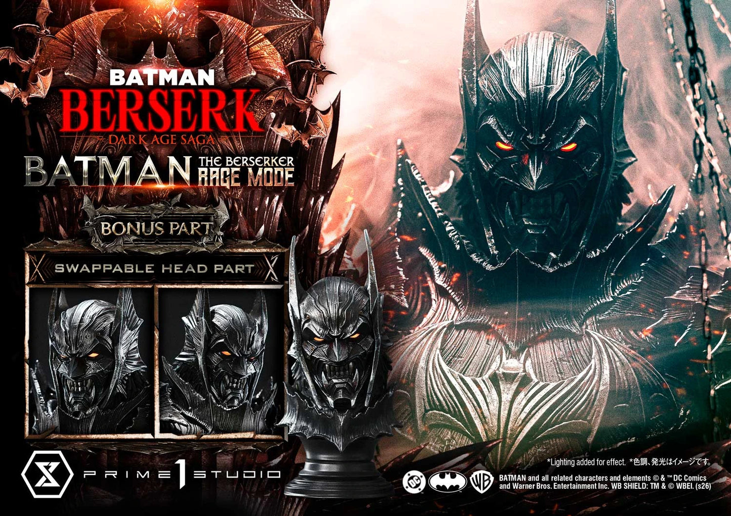 Preventa Resina Batman: The Berserker Rage Figura Batman Comics Prime 1 (Licencia) Estudio