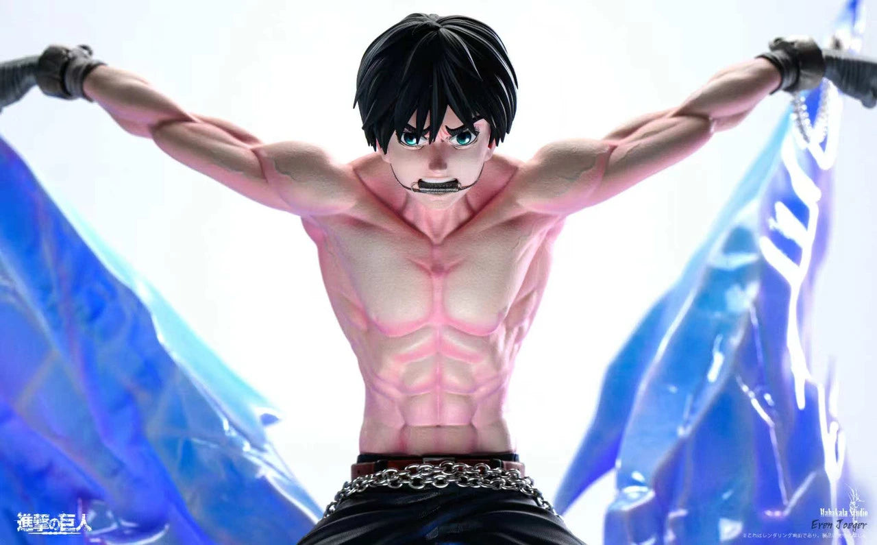 Preventa Resina Eren Jaeger Figura Attack On Titan Mahakala Estudio