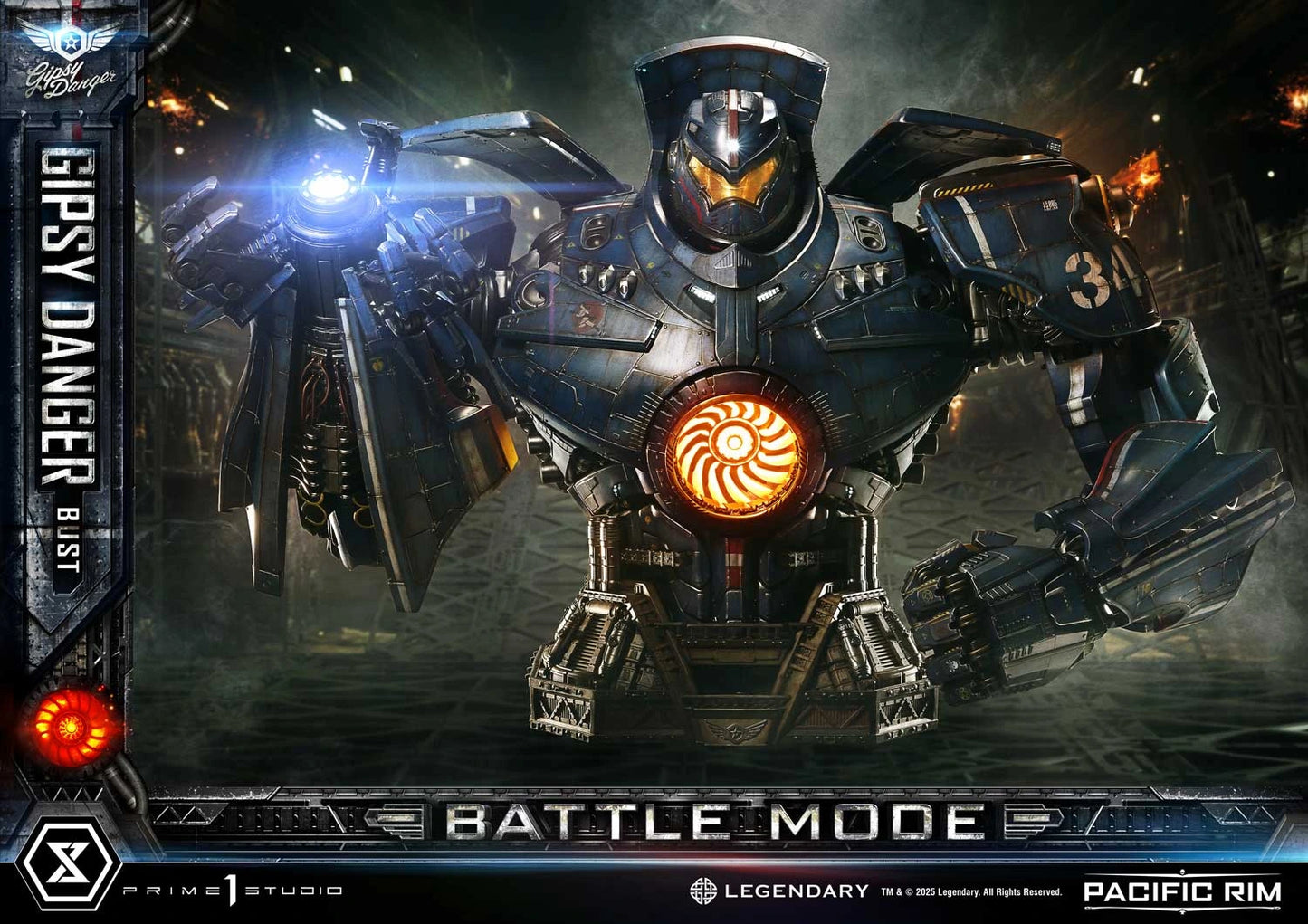 Preventa Resina Gipsy Danger  Figura Pacific Rim  Prime 1 (Licencia) Estudio